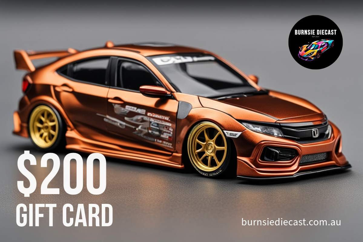 Burnsie Diecast Gift Card