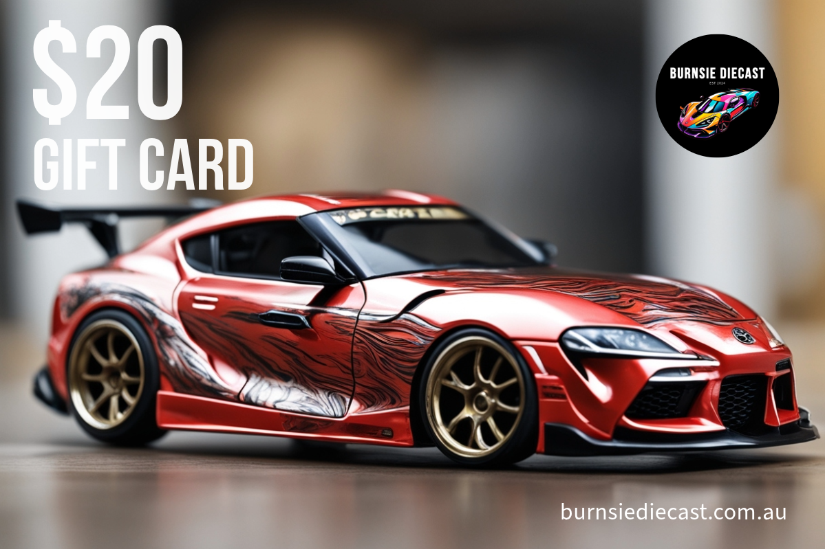 Burnsie Diecast Gift Card