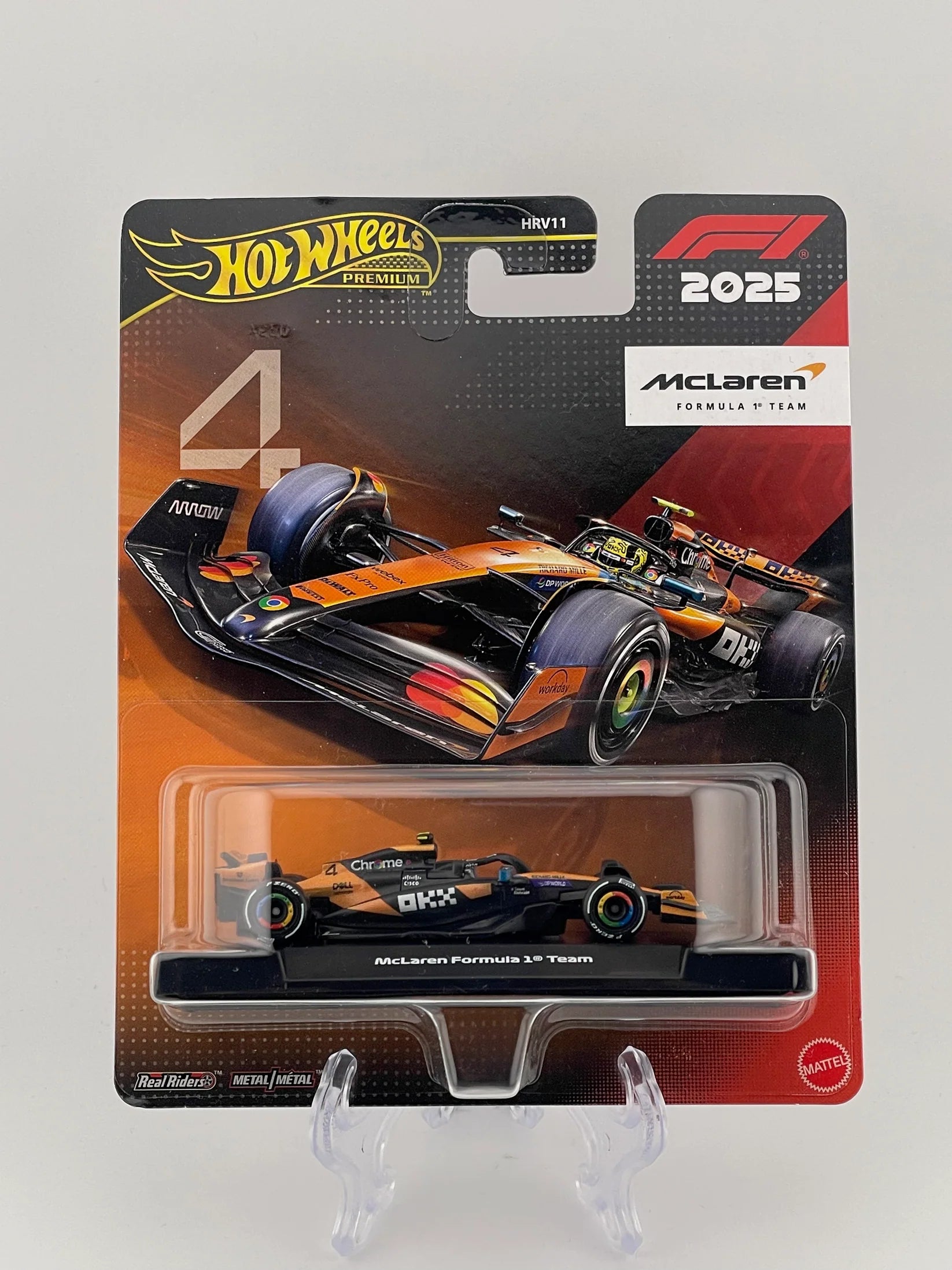 Hot Wheels Premium Formula 1 2025 Mclaren Formula One Team (#4