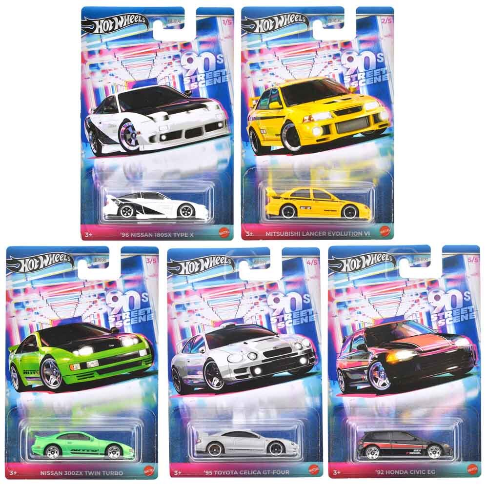Hot Wheels Themed Assortment 90s Street Scene Set