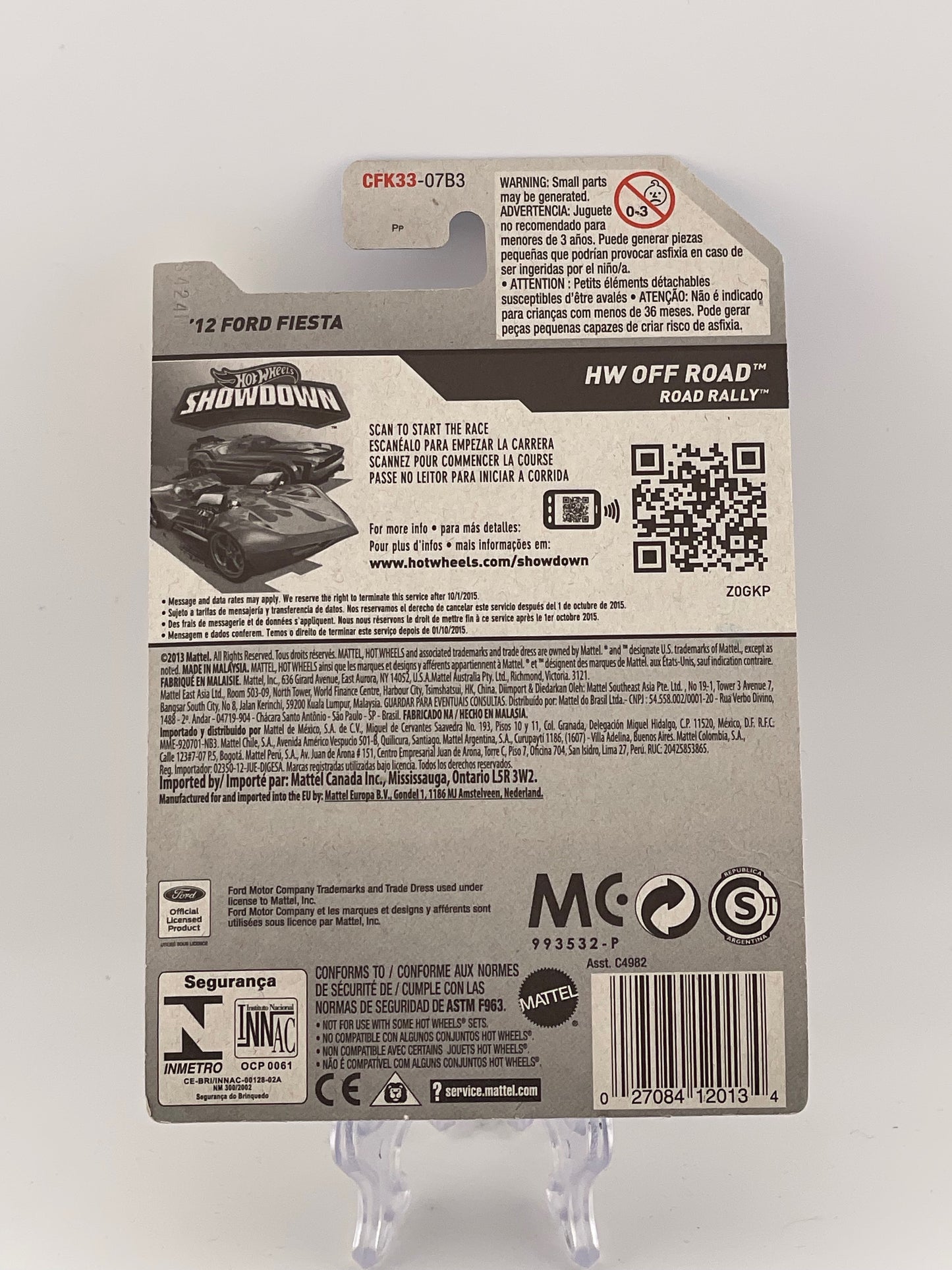 Hot Wheels Mainline '12 Ford Fiesta HW Off-Road
