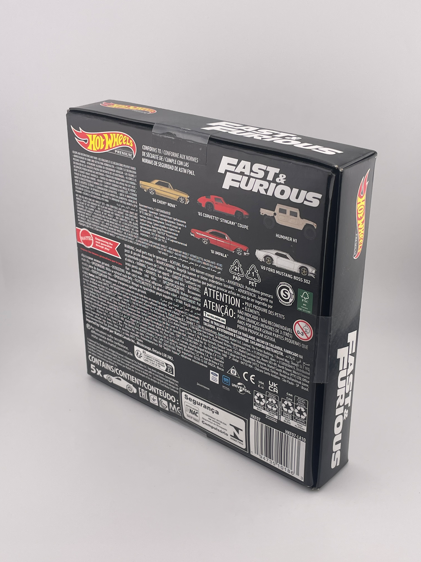 Hot Wheels Premium Fast & Furious Box Set