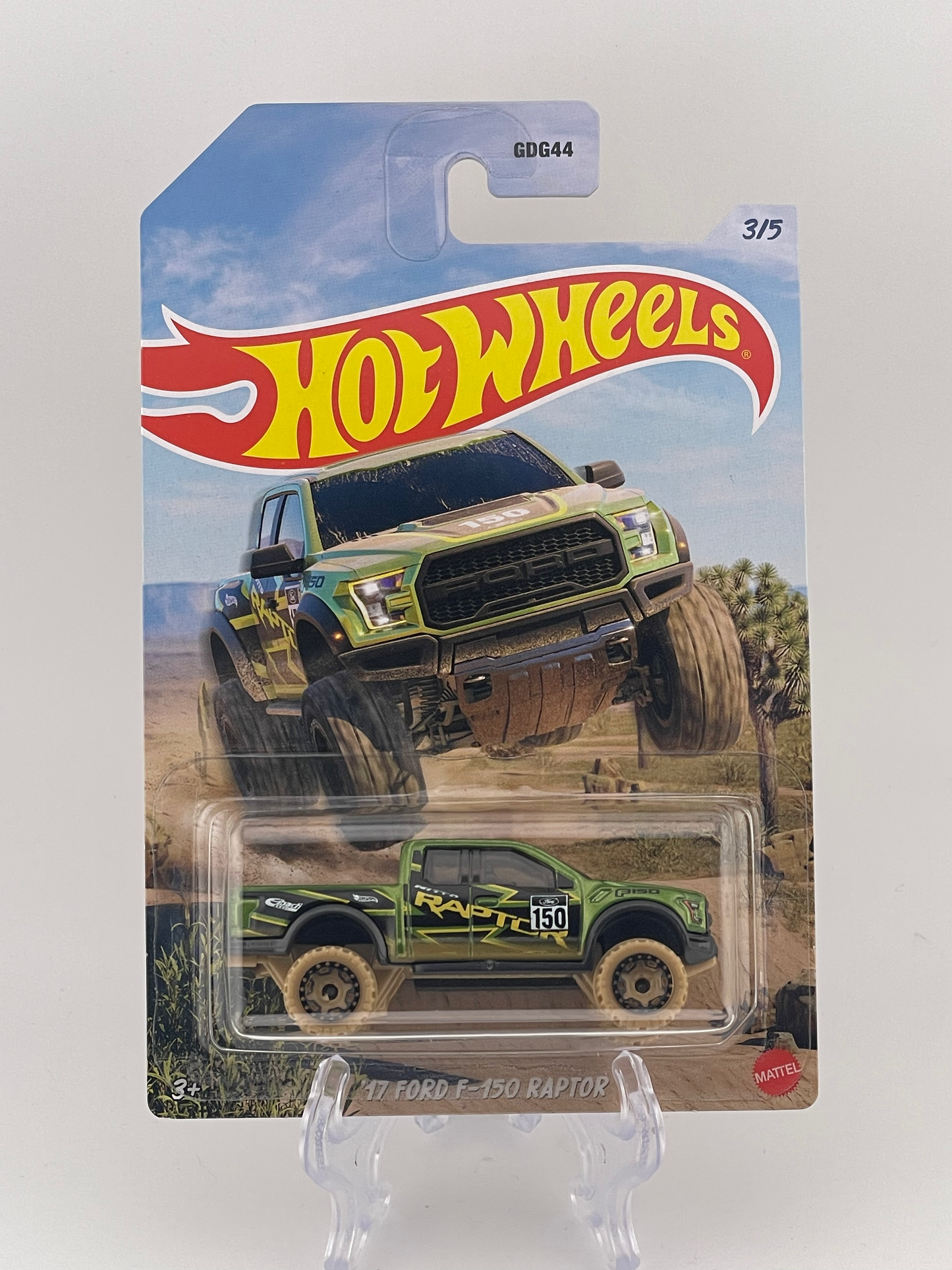 Hot Wheels Themed Assortment Off-Road Baja Rally 3/5 '17 Ford F-150 Raptor