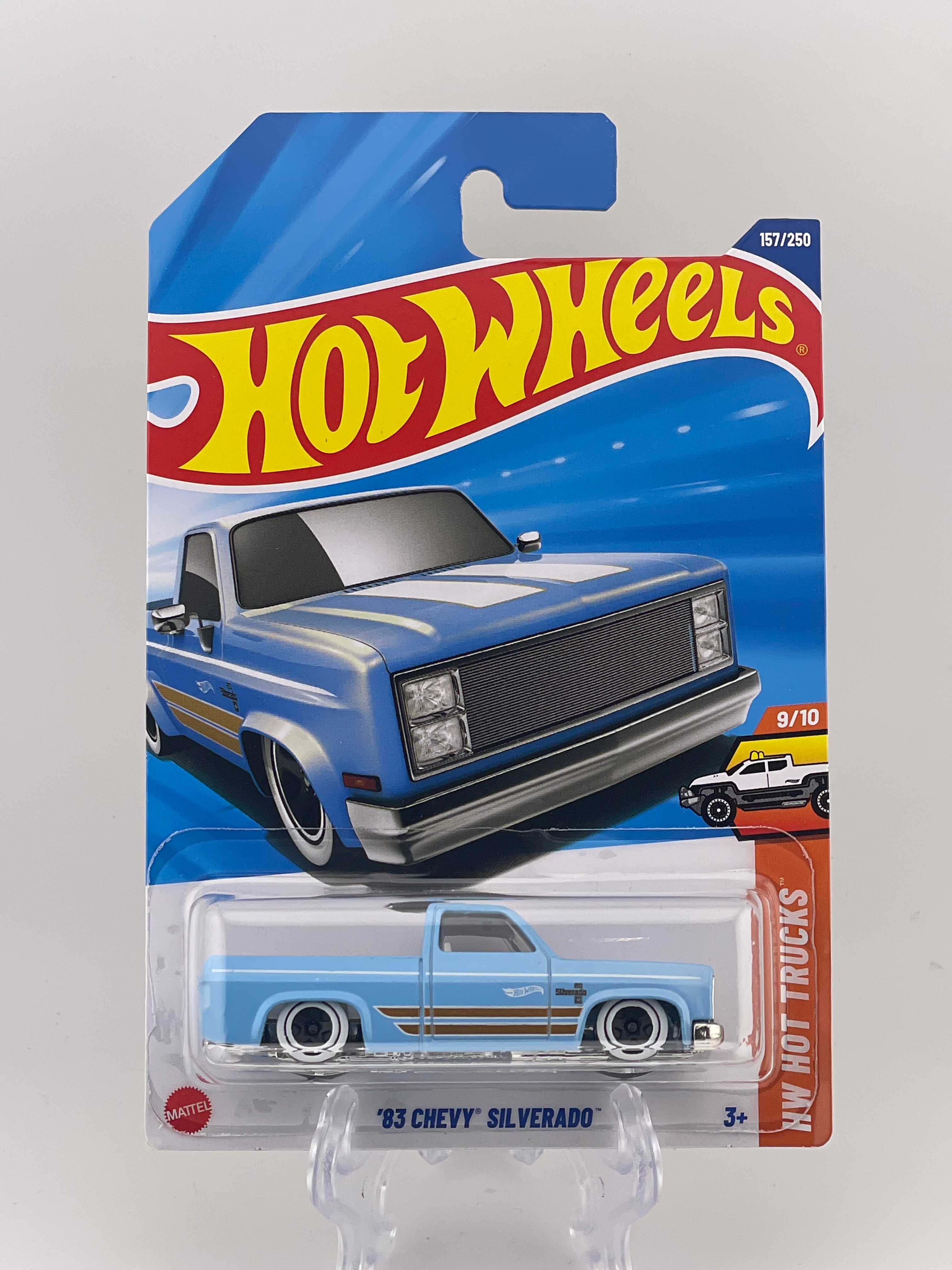 Hot Wheels Mainline '83 Chevy Silverado HW Hot Trucks 9/10