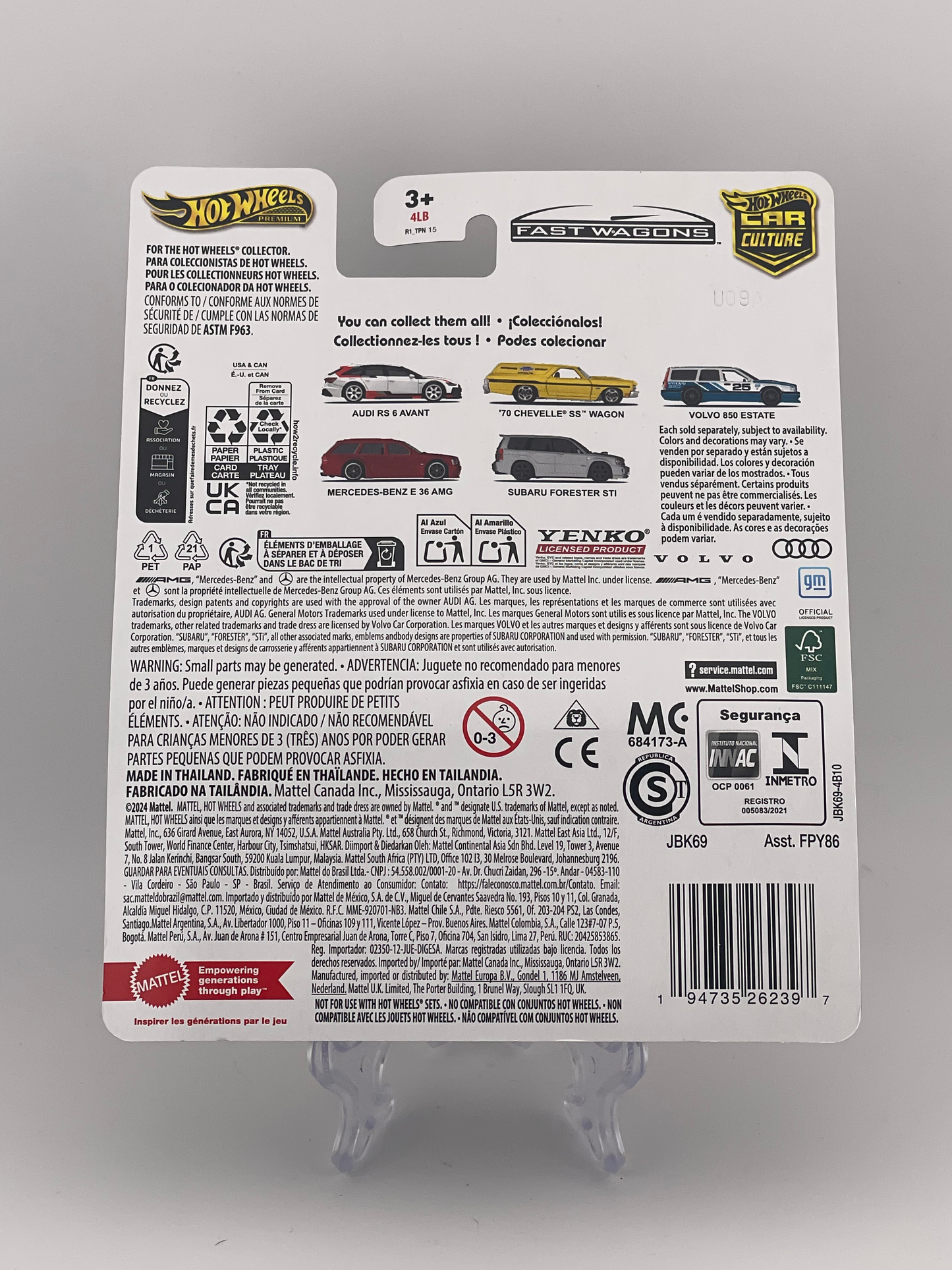 Hot Wheels Premium Car Culture Fast Wagons 4/5 Mercedes-Benz E 36 AMG