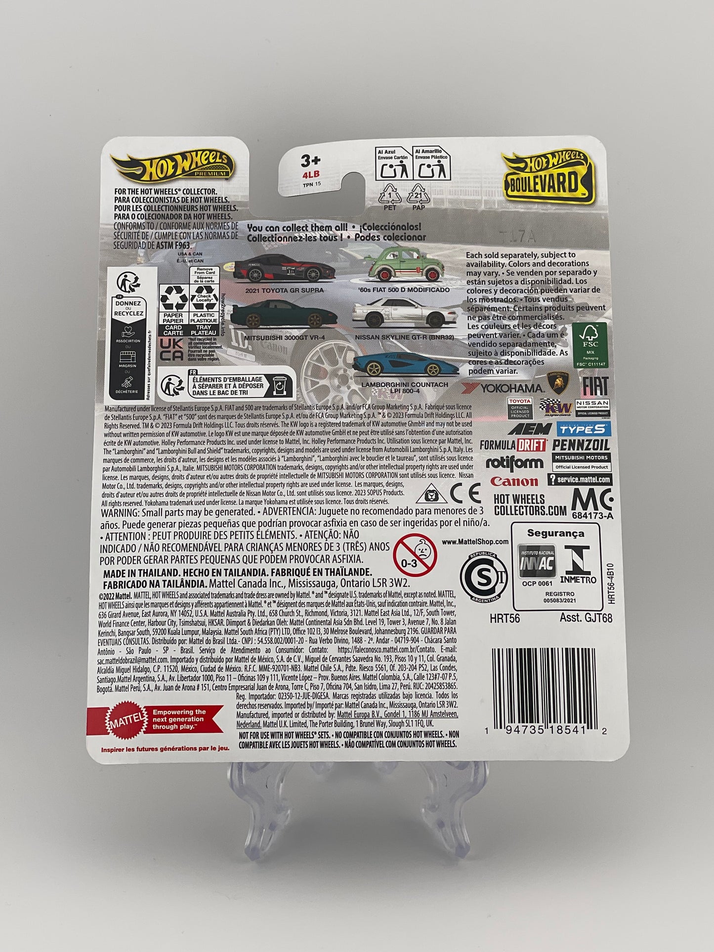 Hot Wheels Premium Boulevard #96 2021 Toyota GR Supra