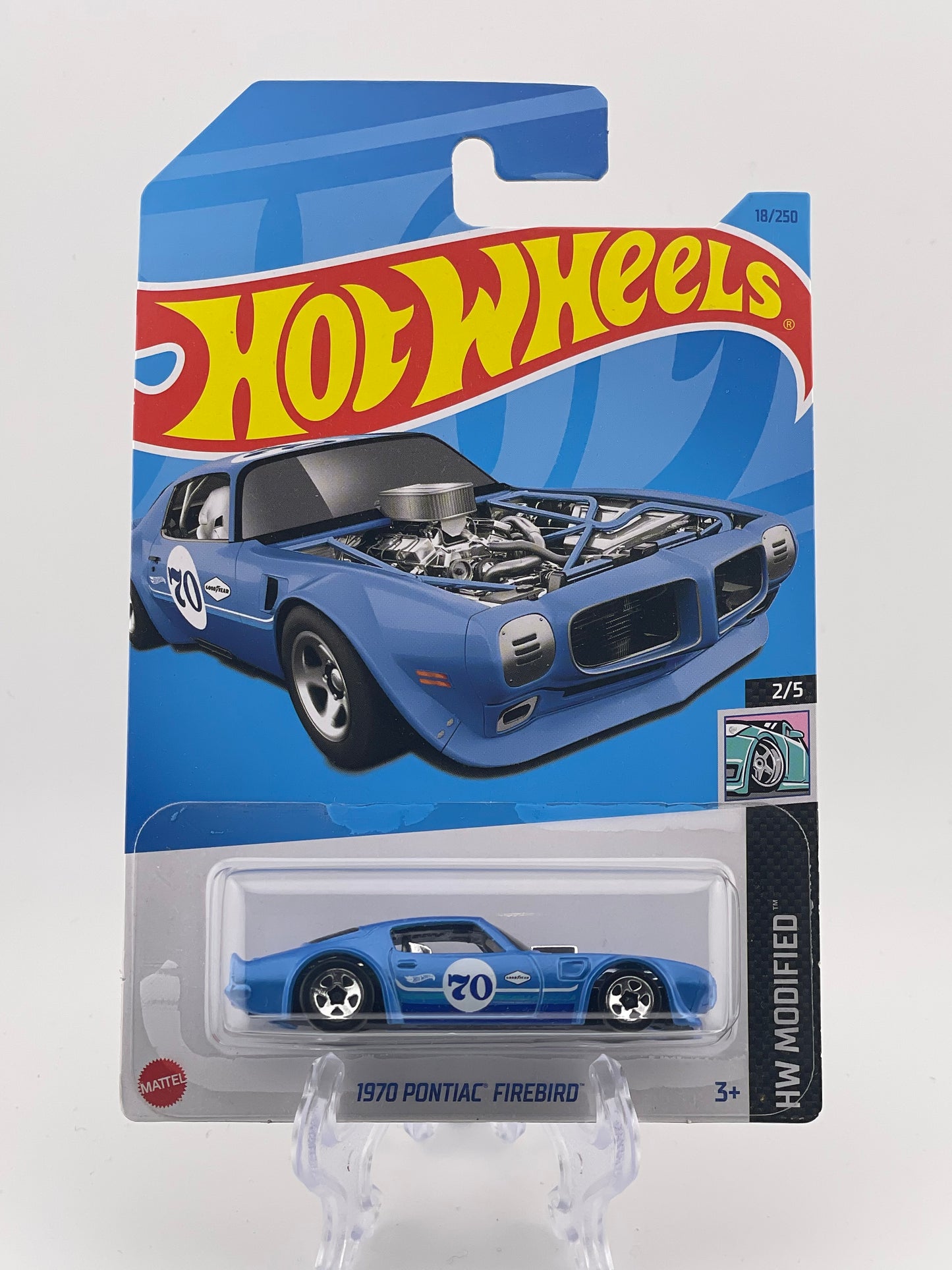 Hot Wheels Mainline 1970 Pontiac Firebird HW Modified 2/5