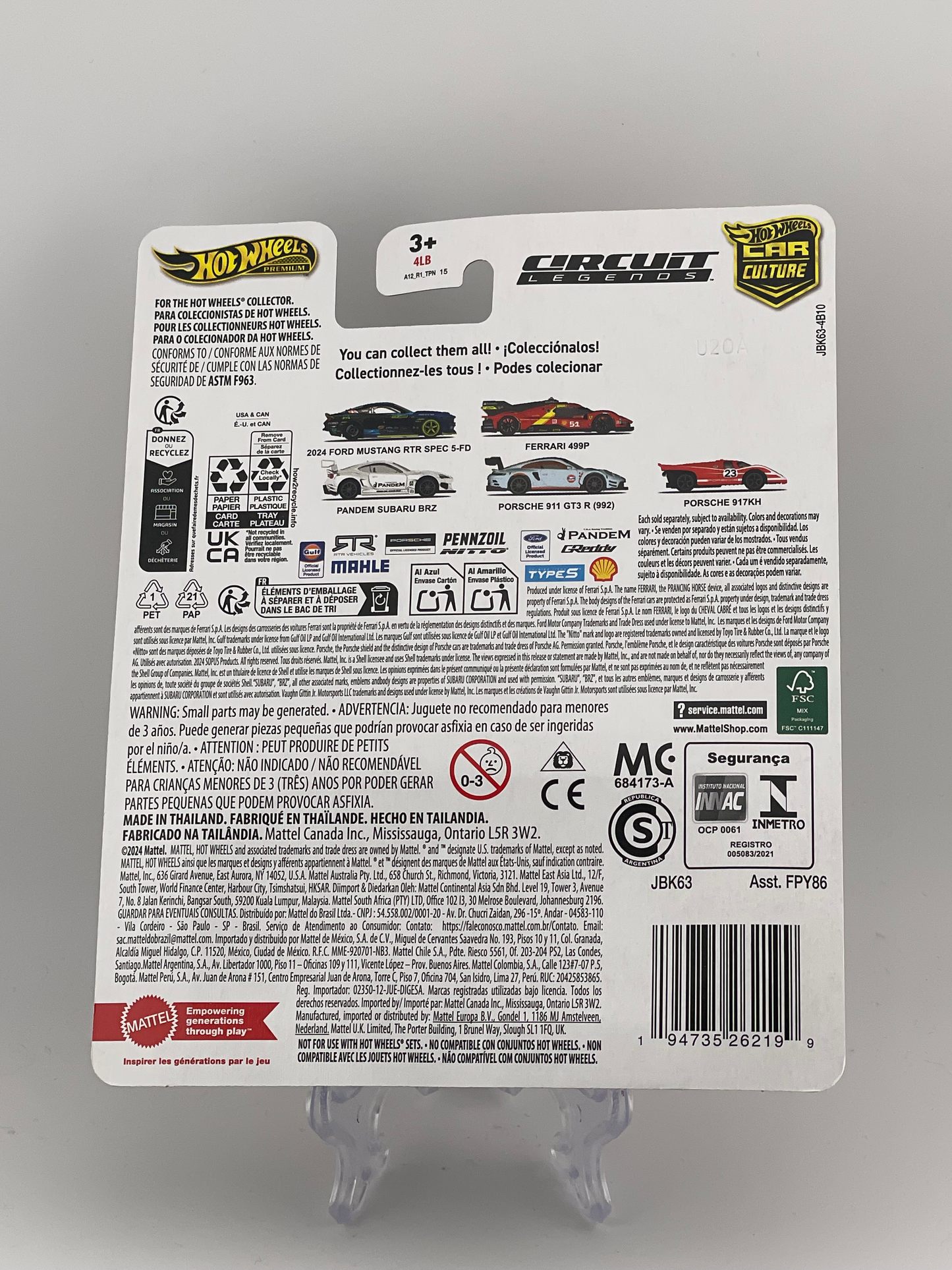 Hot Wheels Premium Car Culture Circuit Legends 3/5 Porsche 917KH