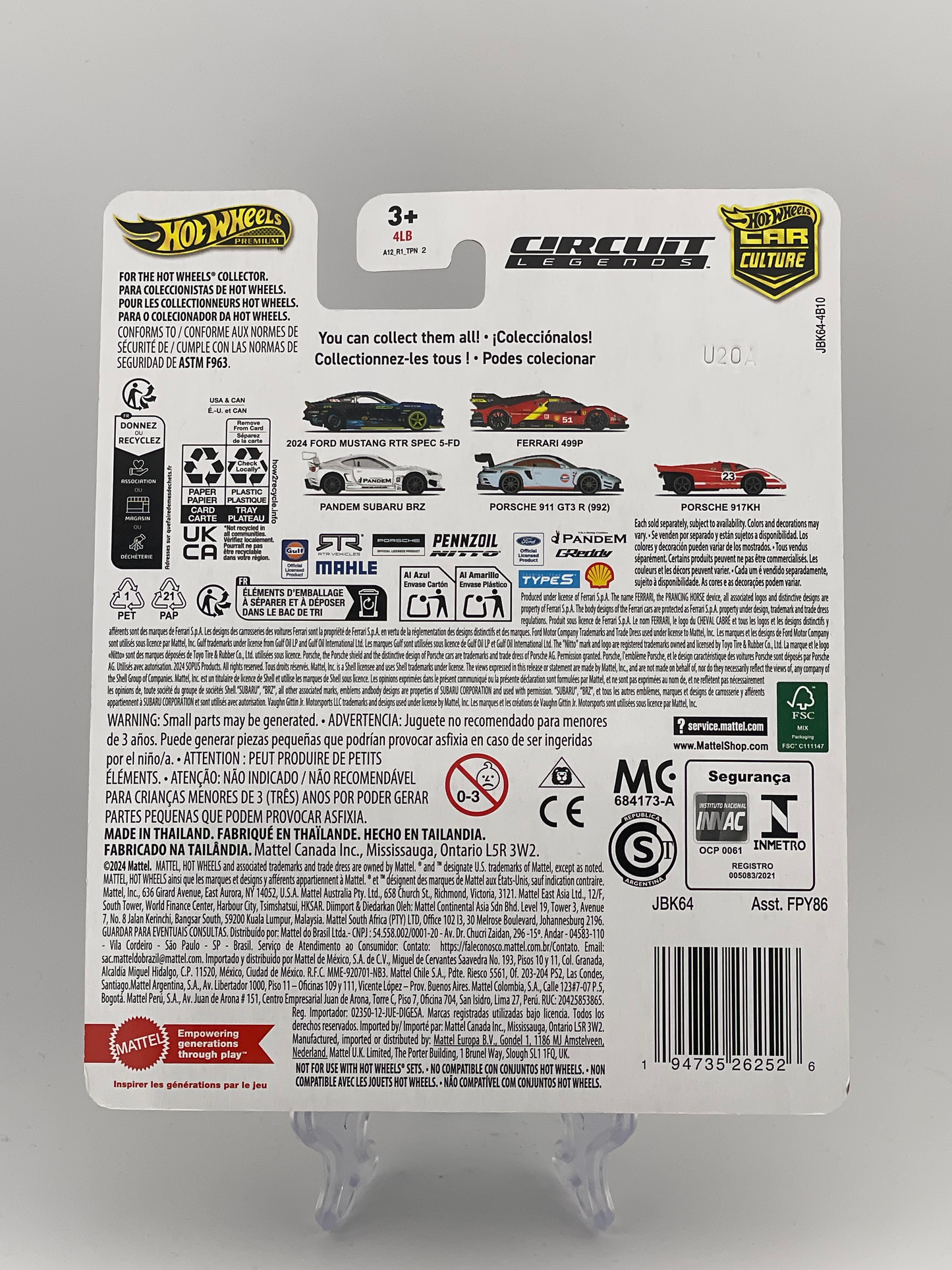 Hot Wheels Premium Car Culture Circuit Legends 4/5 Pandem Subaru BRZ