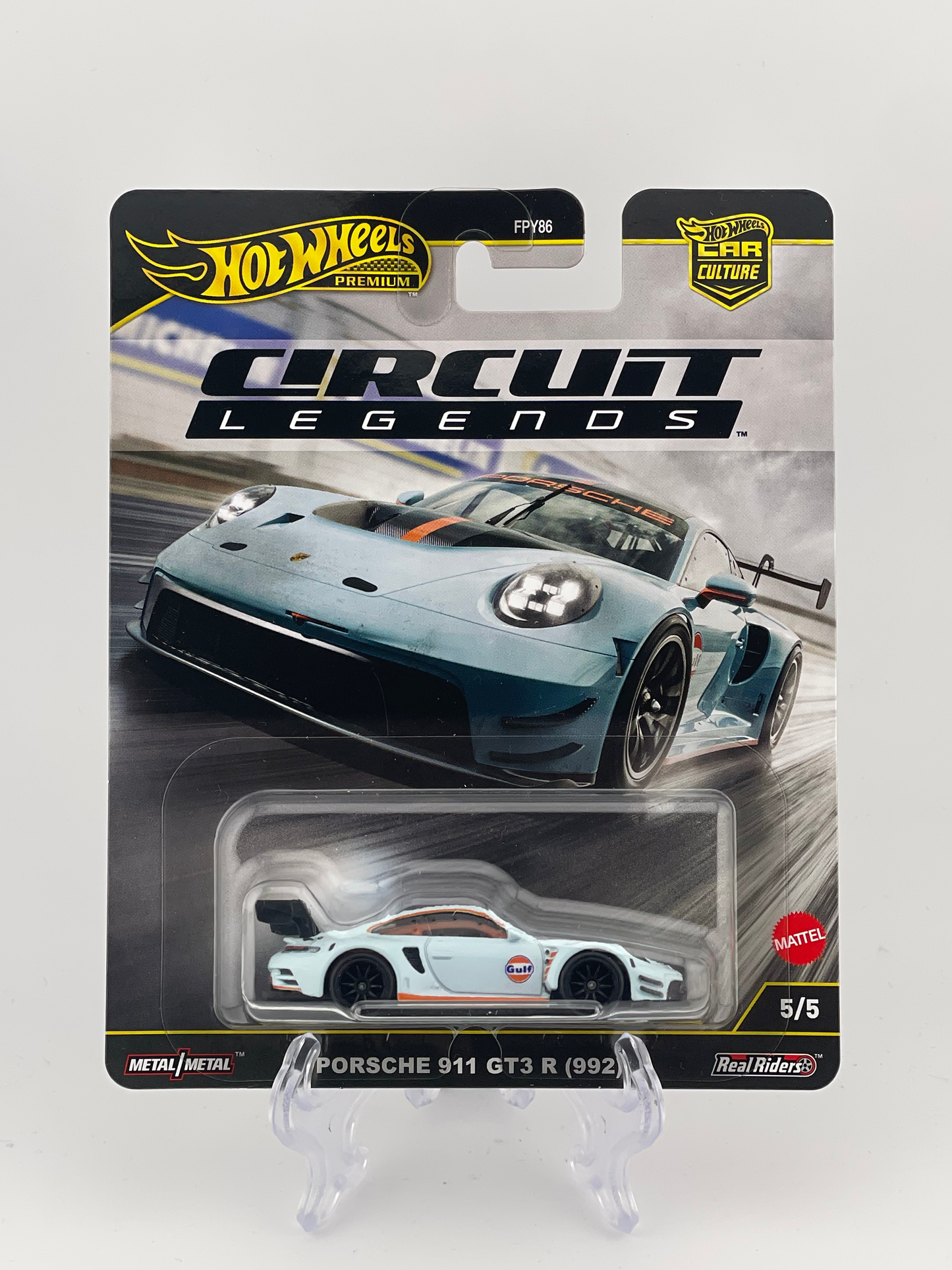 Hot Wheels Premium Car Culture Circuit Legends 5/5 Porsche 911 GT3 R (992)