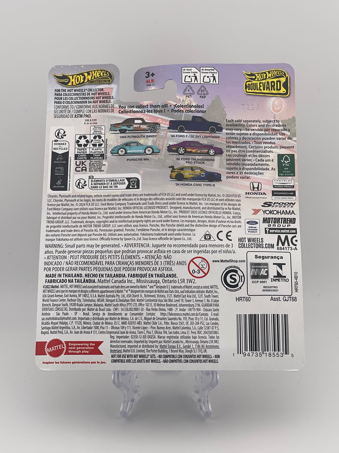 Hot Wheels Premium Boulevard #102 '99 Ford F-150 SVT Lightning