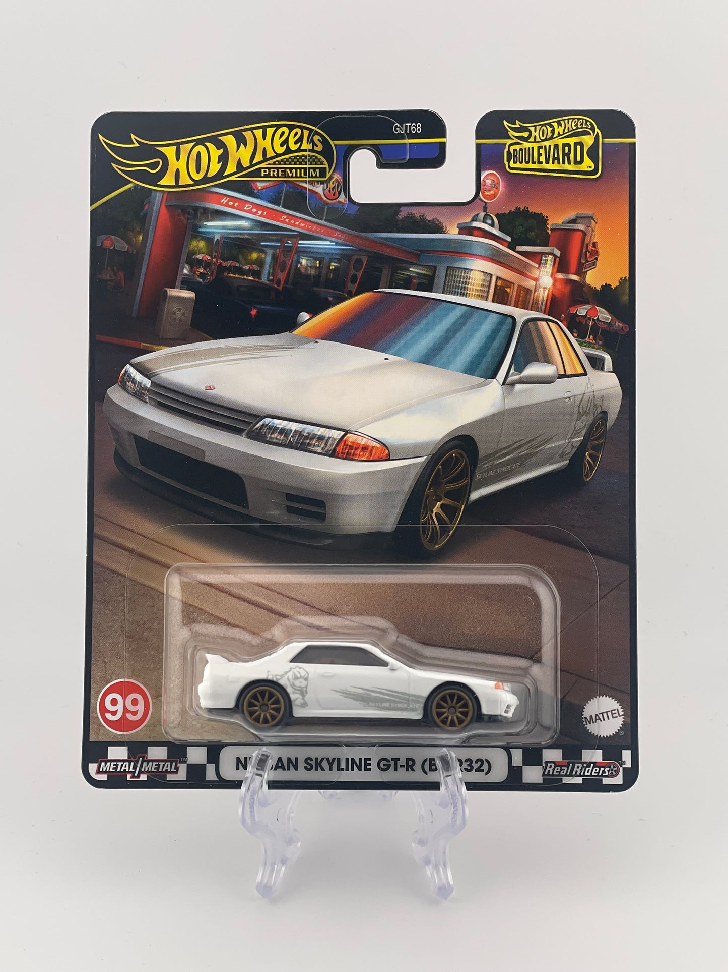 Hot Wheels Premium Boulevard #99 Nissan Skyline GT-R (BNR32) *International Sticker*