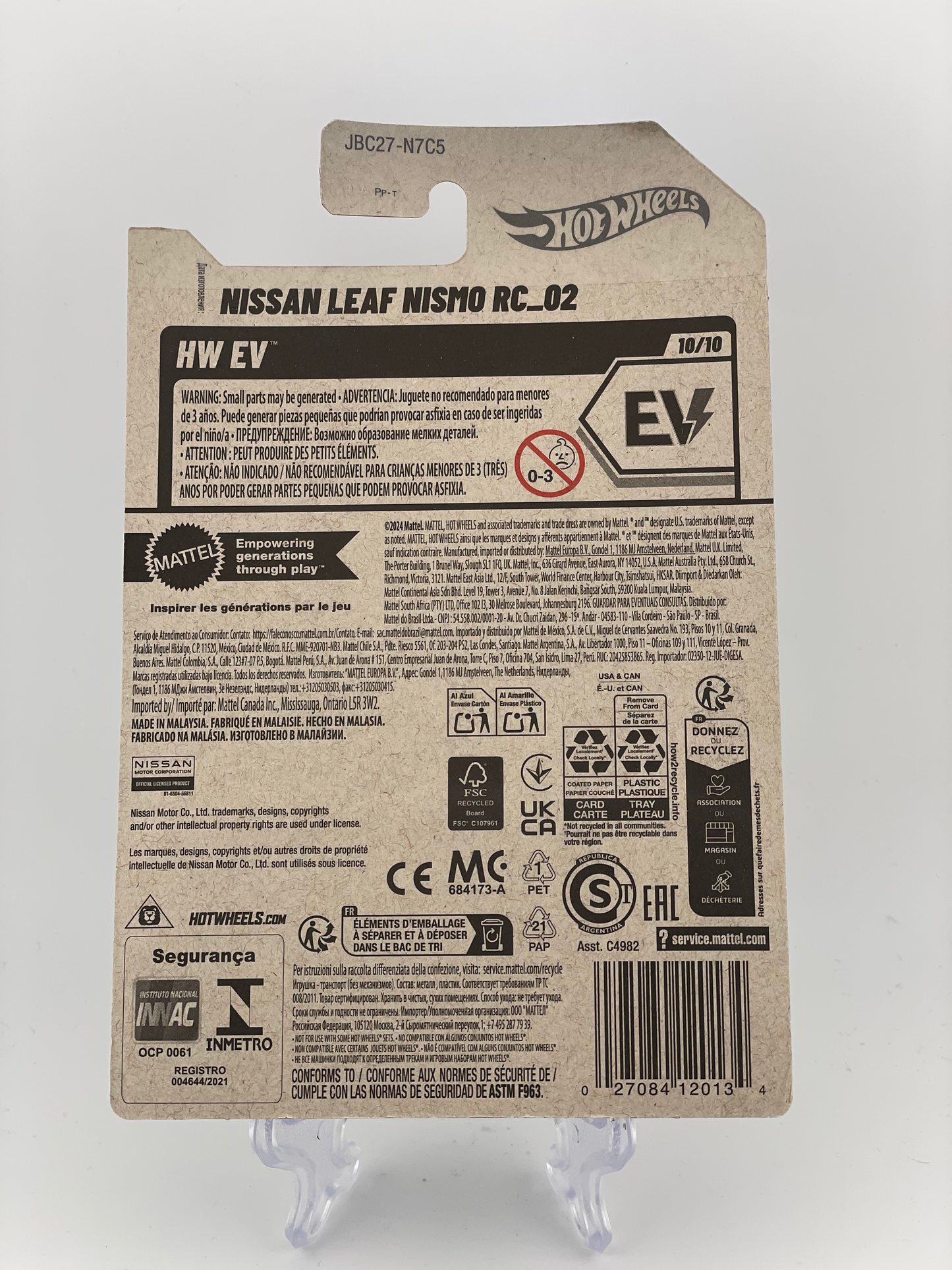 Hot Wheels Mainline Treasure Hunt *TH* Nissan Leaf Nismo RC_02 HW EV 10/10