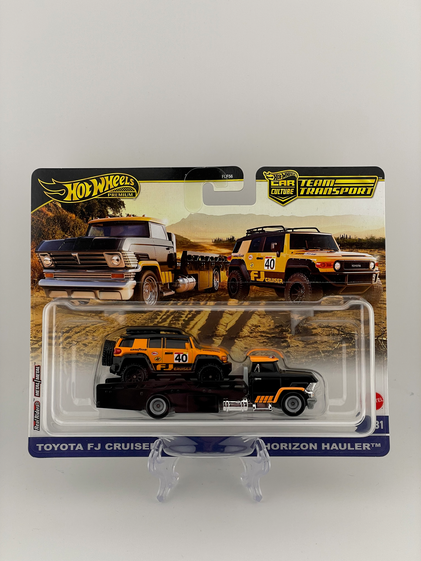 Hot Wheels Premium Car Culture Team Transport #81 Toyota FJ Cruiser + Horizon Hauler