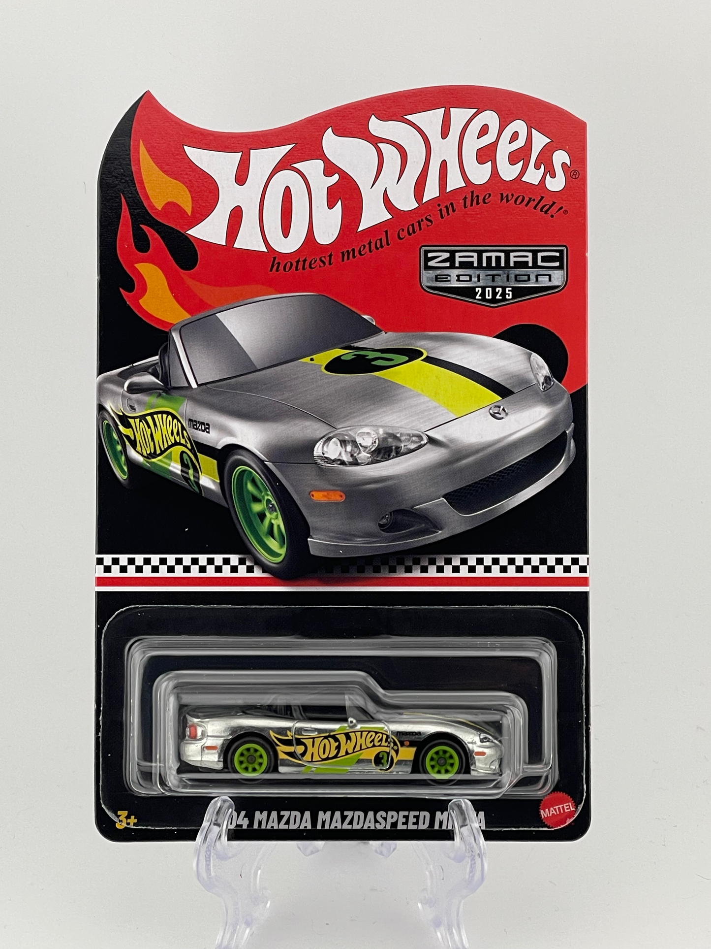 Hot Wheels Mail-In 2025 ZAMAC 2004 Mazda Mazdaspeed Miata