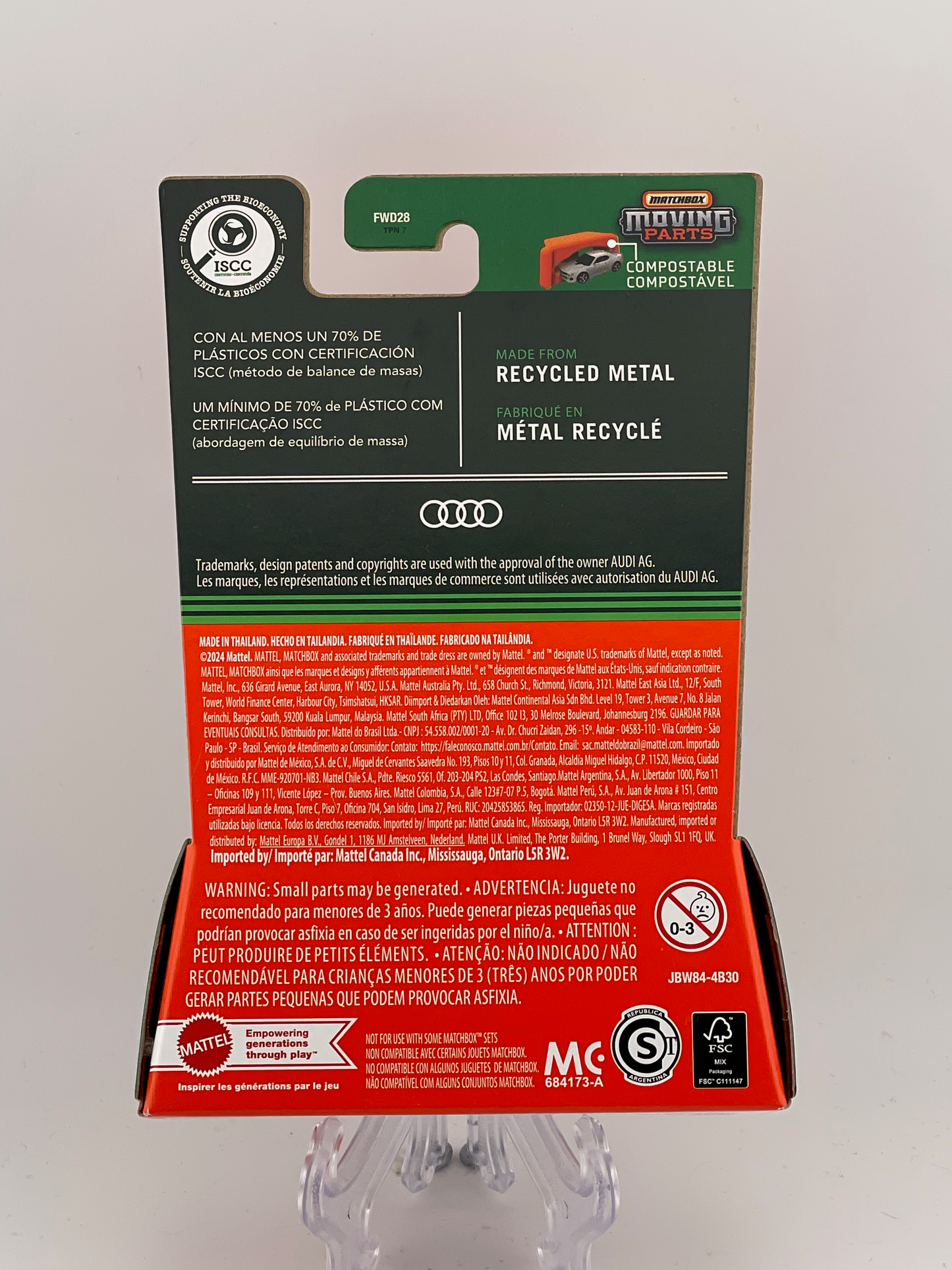Matchbox Moving Parts 46/50 2023 Audi RS 6 Avant