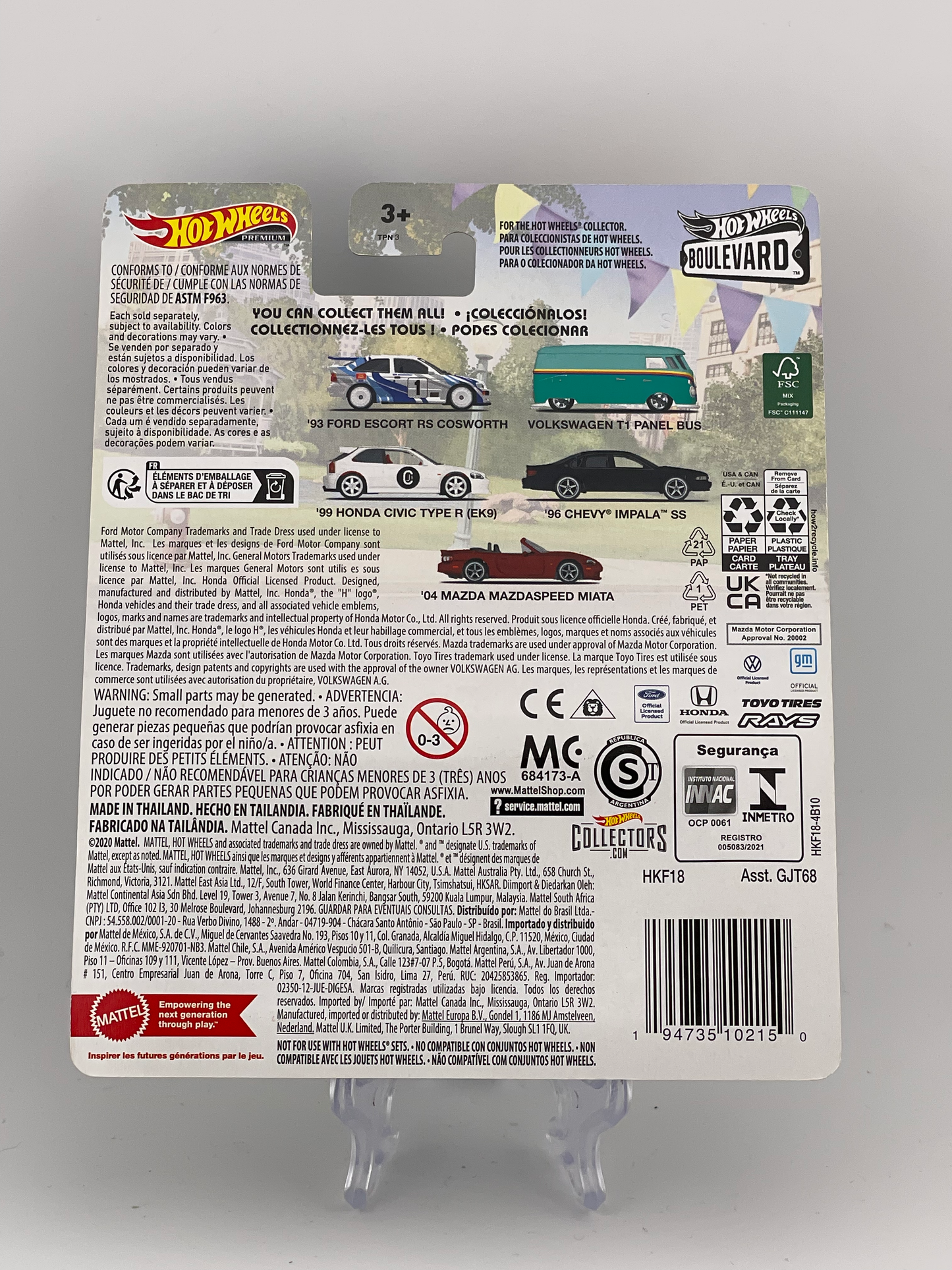 Hot Wheels Premium Boulevard #72 Volkswagen T1 Panel Bus