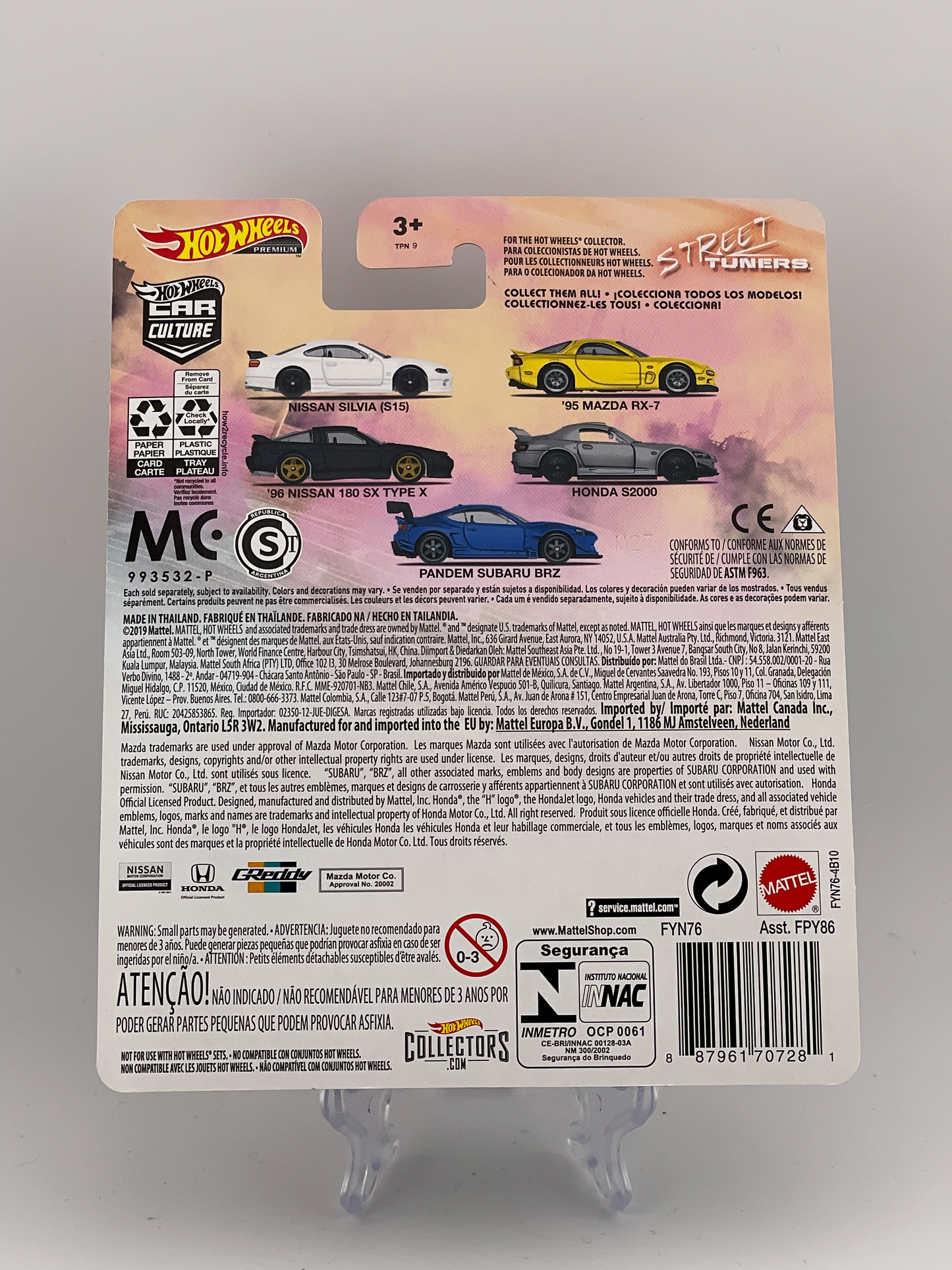 Hot Wheels Premium Car Culture Street Tuners 5/5 Pandem Subaru BRZ