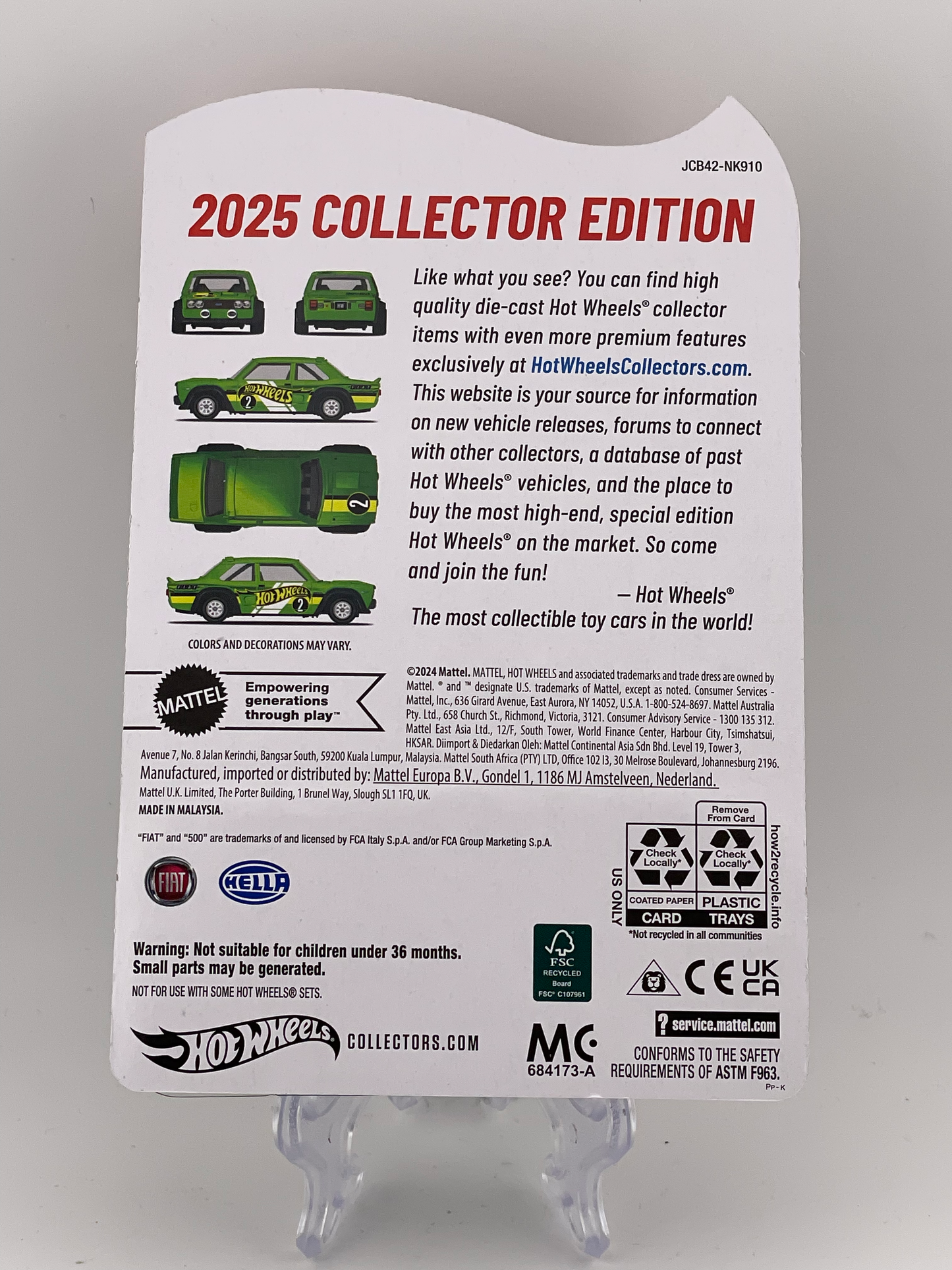 Hot Wheels Mail-In 2025 Fiat 131 Abarth