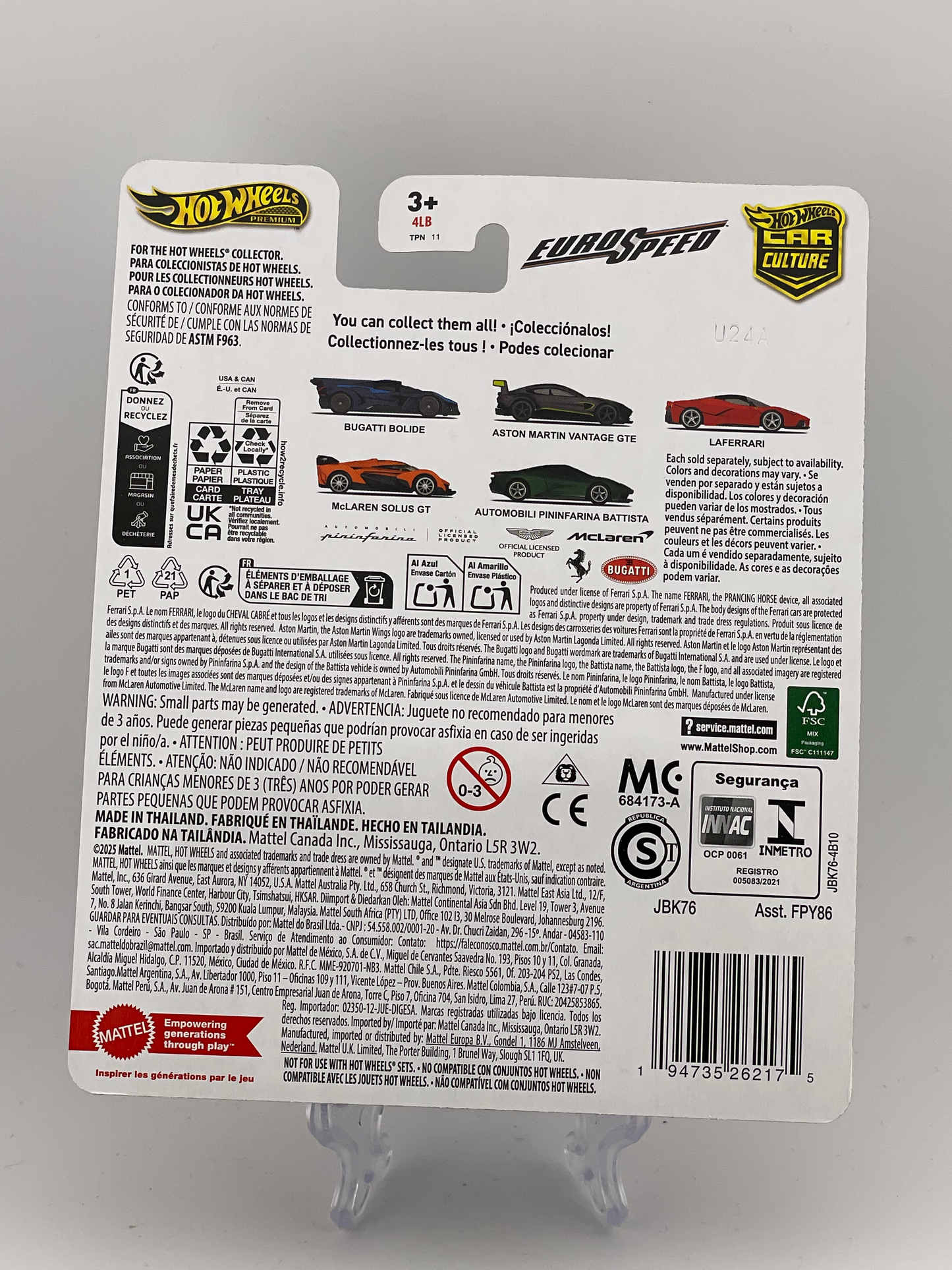 Hot Wheels Premium Car Culture Euro Speed 2/5 Aston Martin Vantage GTE