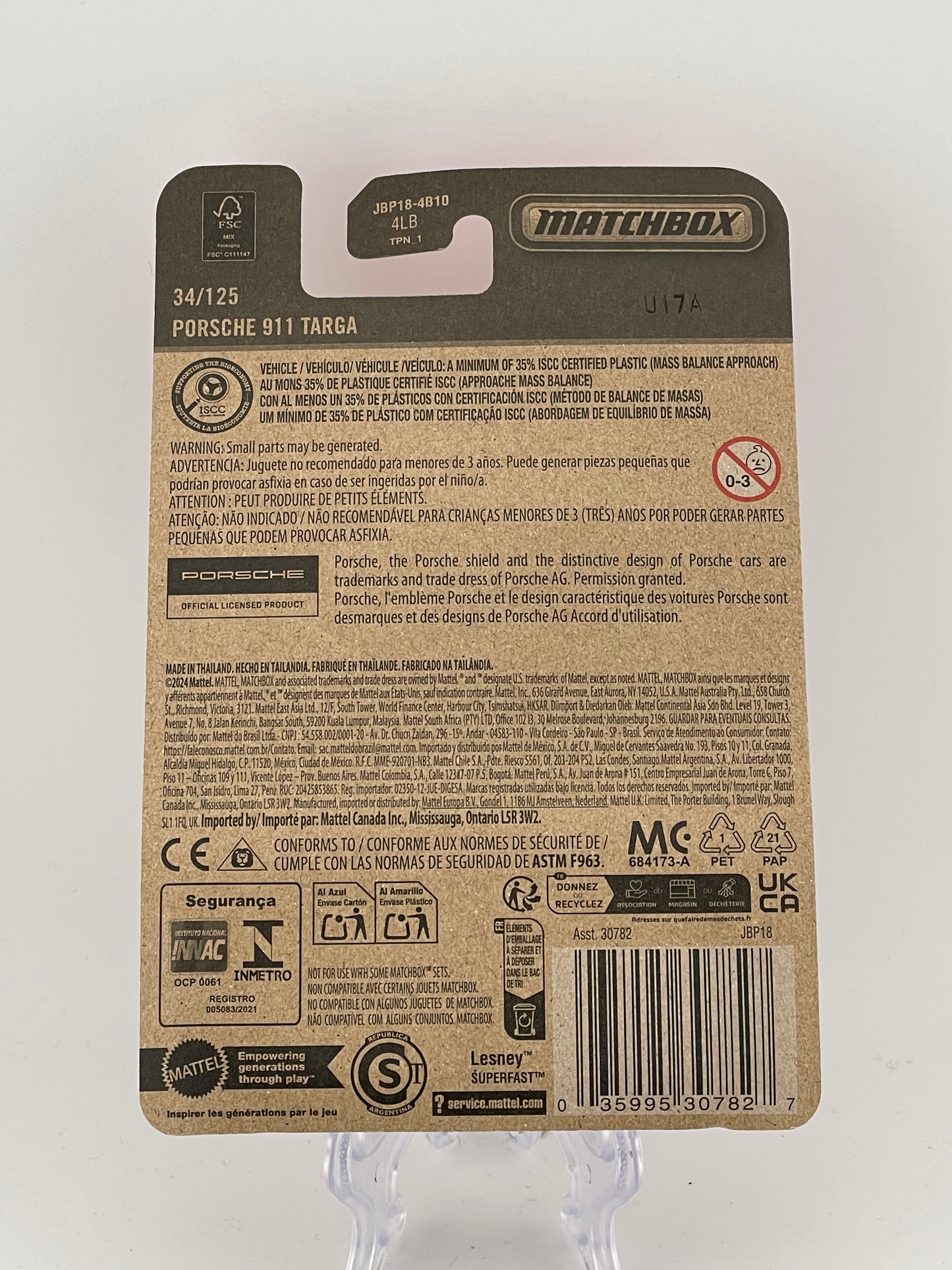 Matchbox Porsche 911 Targa 34/125