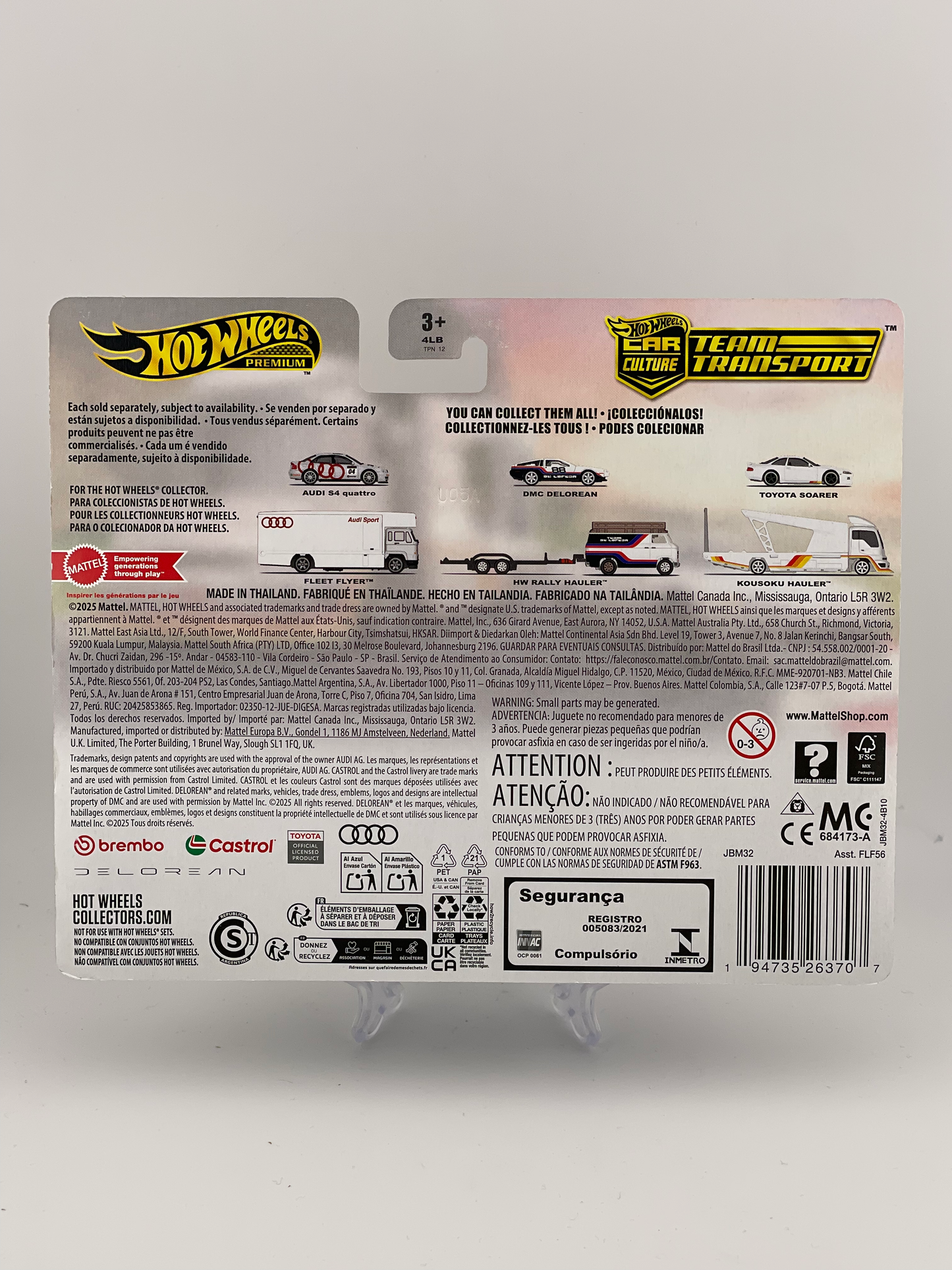 Hot Wheels Premium Car Culture Team Transport #79 Toyota Soarer + Kousoku Hauler