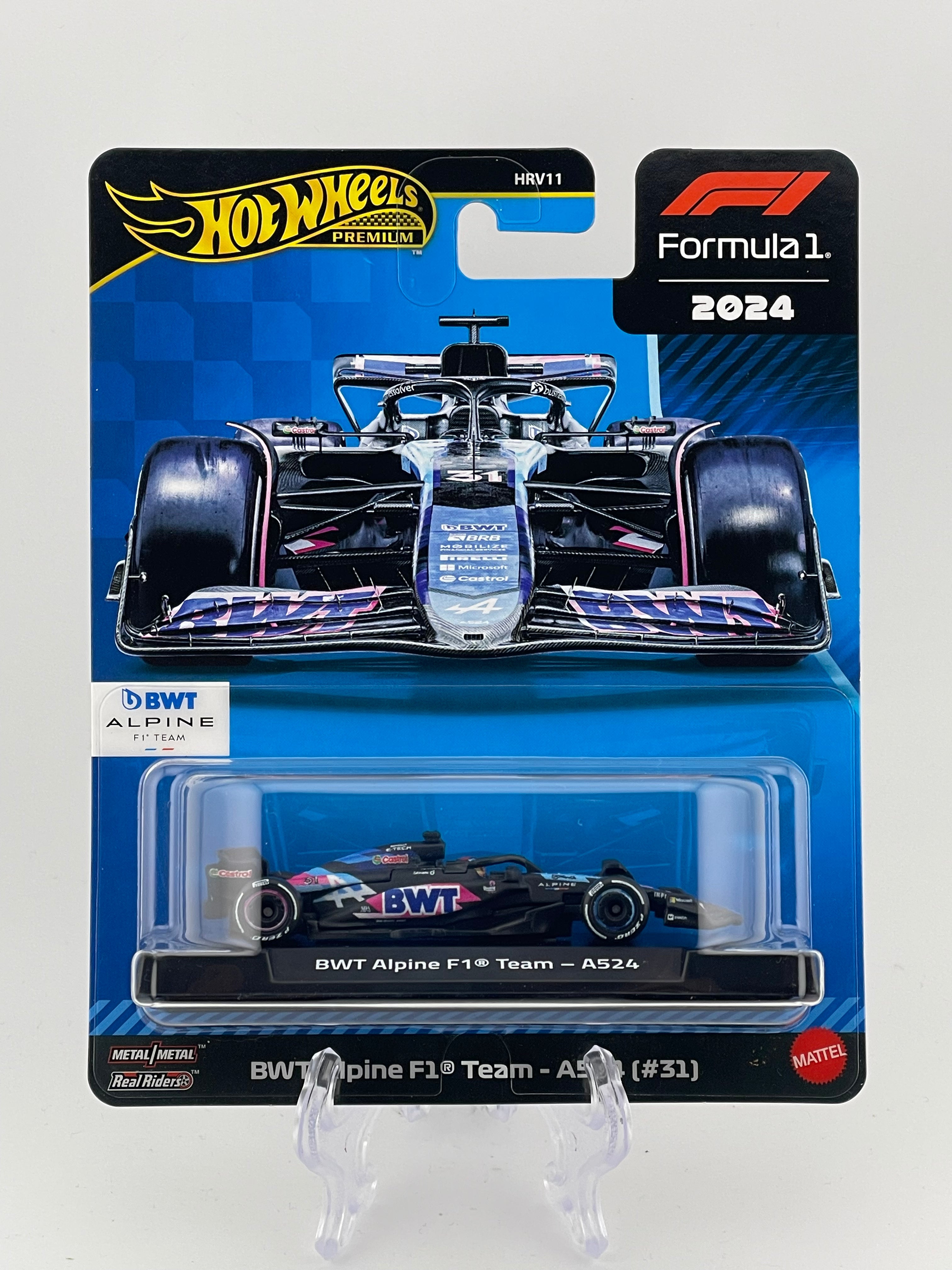 Hot Wheels Premium Formula 1 2024 BWT Alpine F1 Team - A524