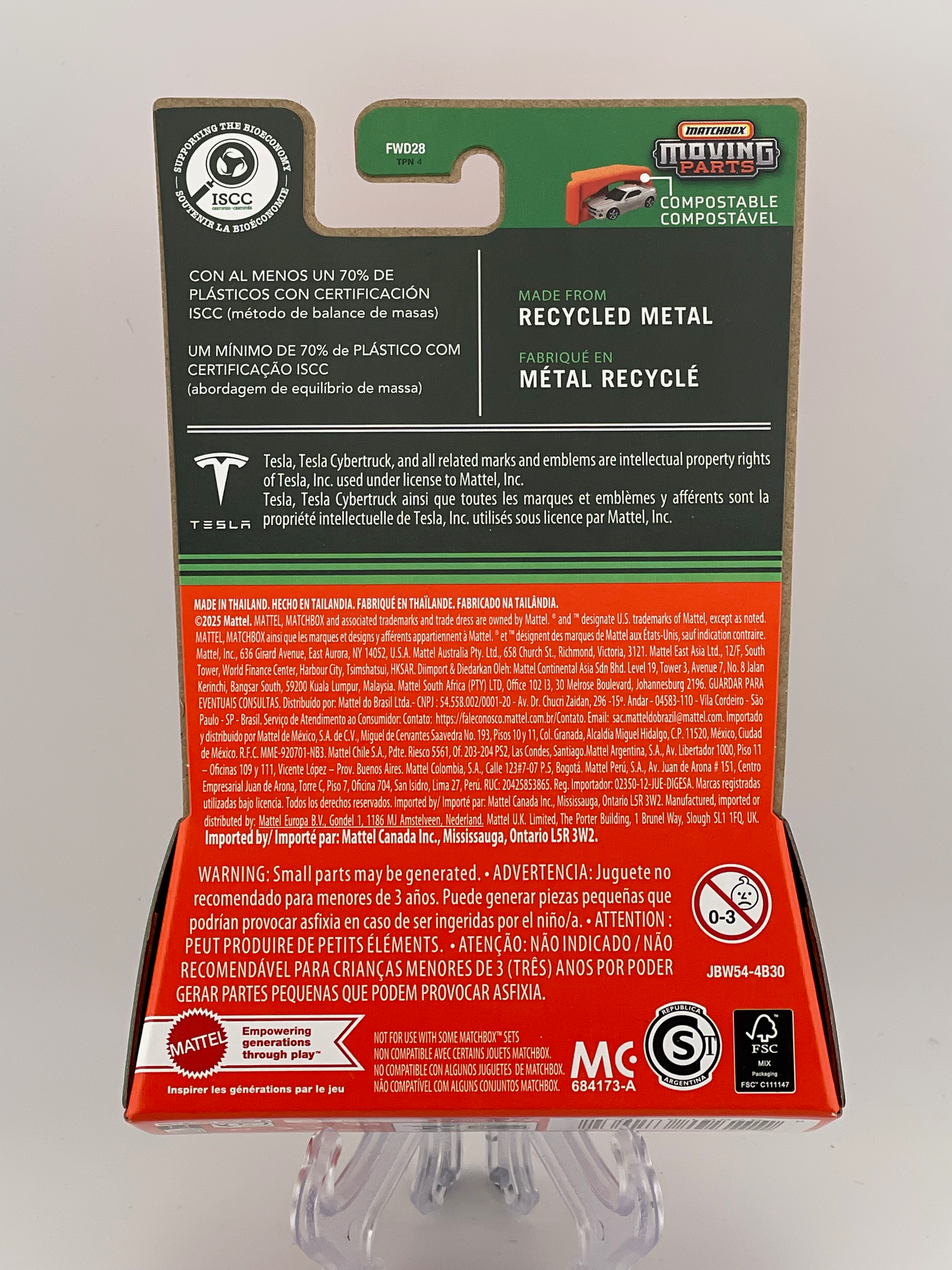 Matchbox Moving Parts 33/50 Tesla Cybertruck
