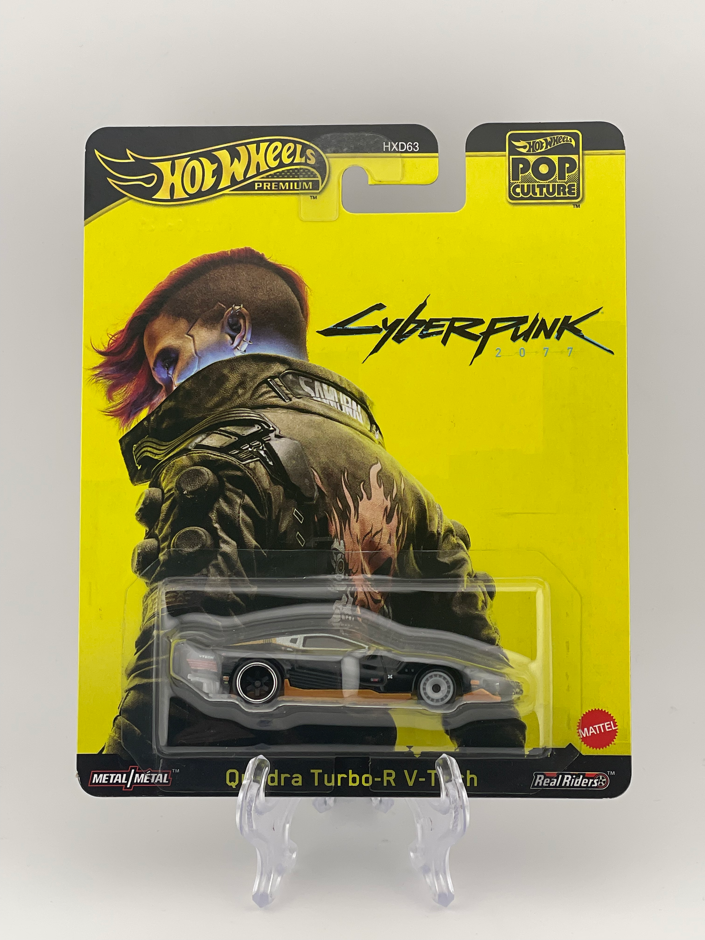 Hot Wheels Premium Pop Culture CyberPunk Quadra Turbo-R V-Tech