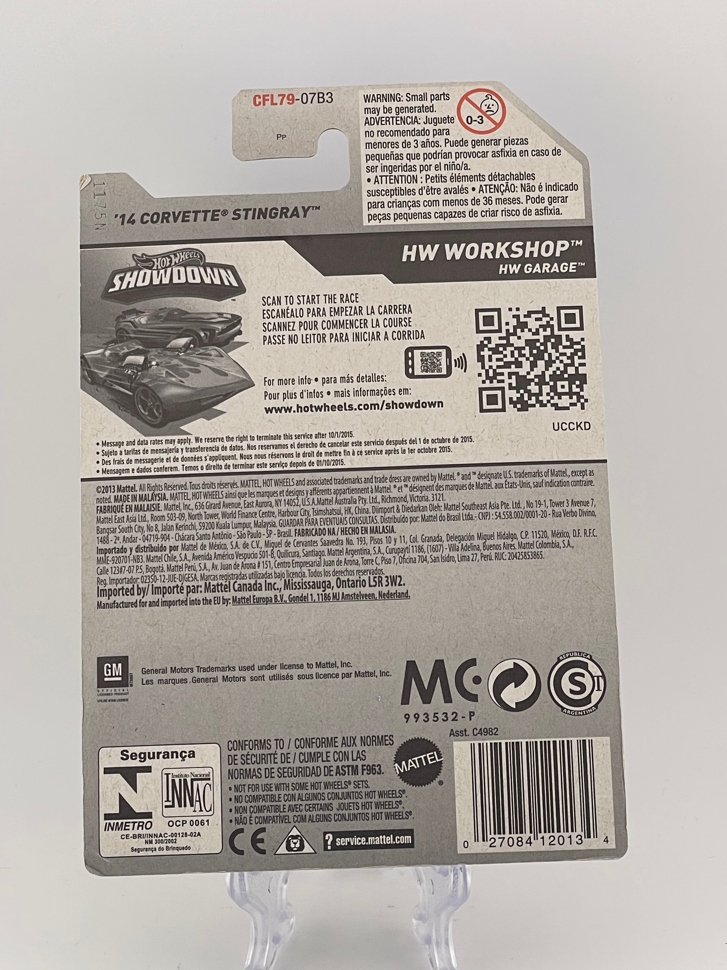 Hot Wheels Mainline '14 Corvette Stingray HW Workshop