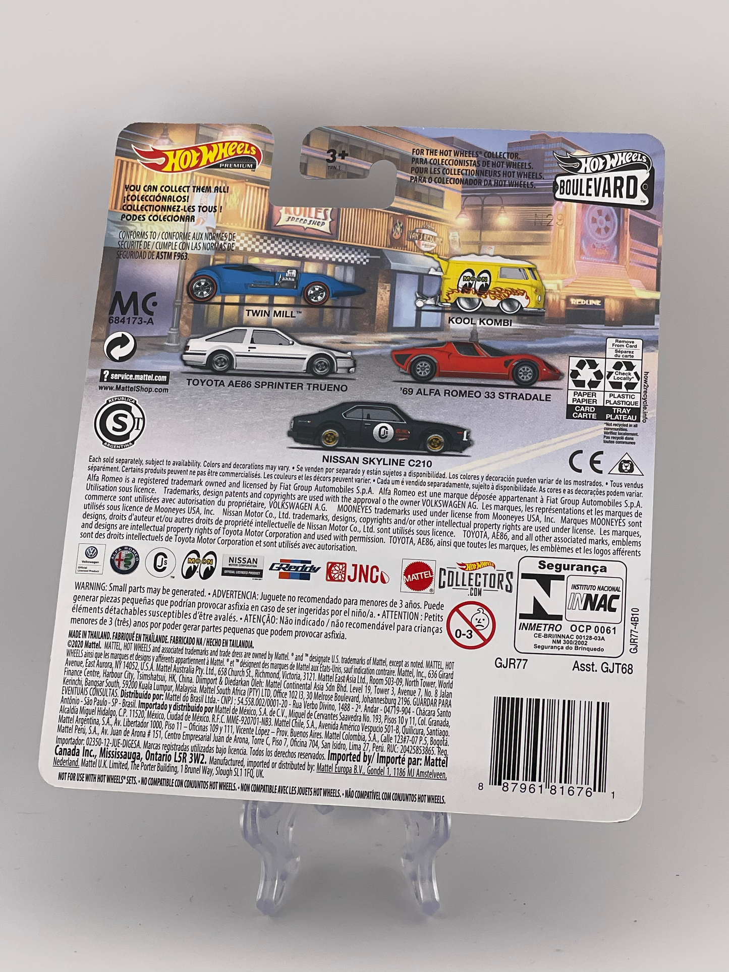 Hot Wheels Premium Boulevard #18 Toyota AE86 Sprinter Trueno