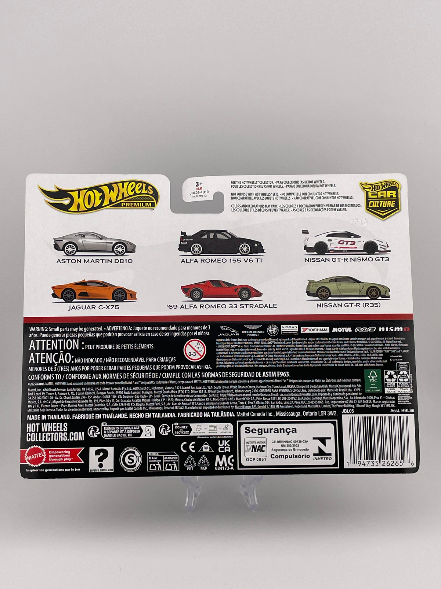 Hot Wheels Premium Car Culture Twin Pack Nissan GT-R NISMO GT3 + Nissan GT-R (R35)