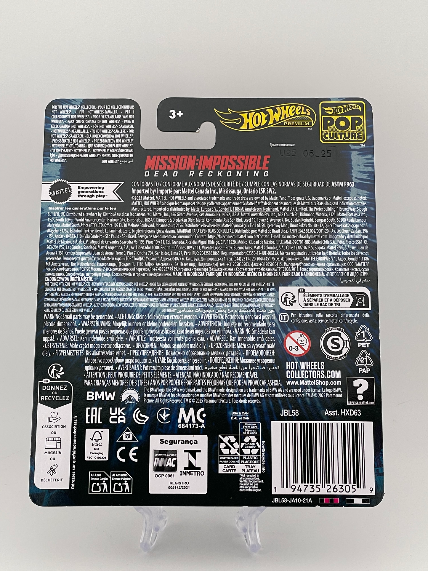 Hot Wheels Premium Pop Culture Mission:Impossible Dead Reckoning 2021 BMW M5