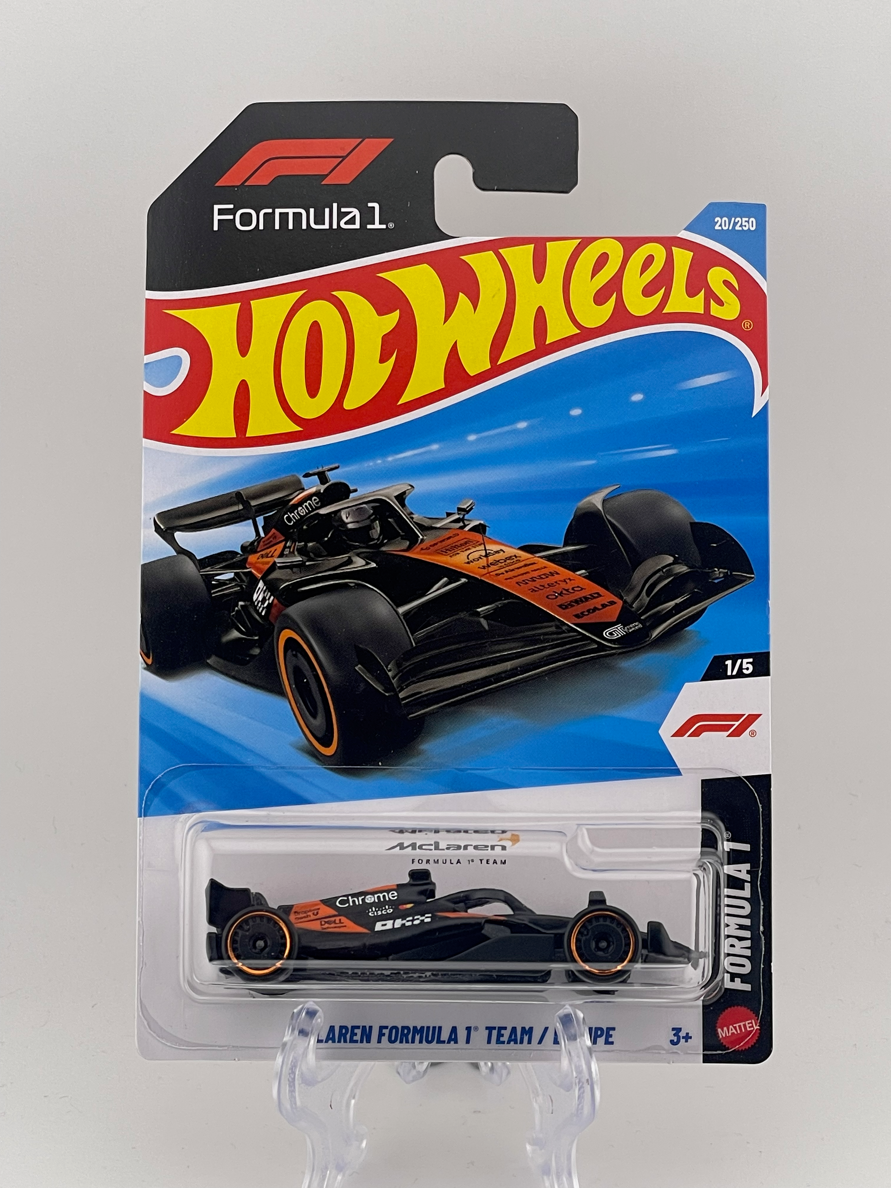 Hot Wheels Mainline McLaren Formula 1 Team Formula 1 1/5 – Burnsie