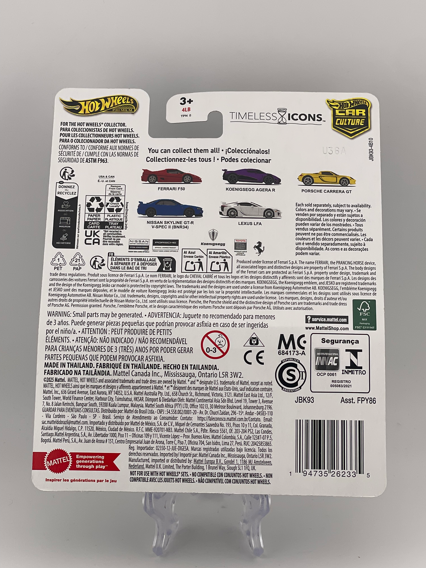 Hot Wheels Premium Car Culture Timeless Icons 2/5 Koenigsegg Agera R