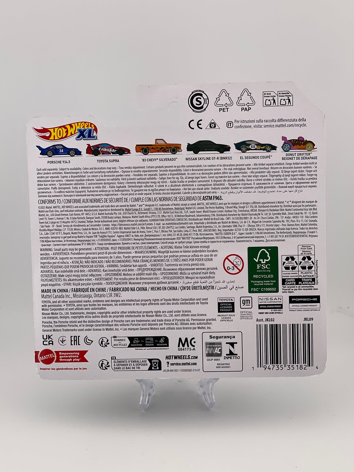 Hot Wheels XL 1/24 Porsche 934.5