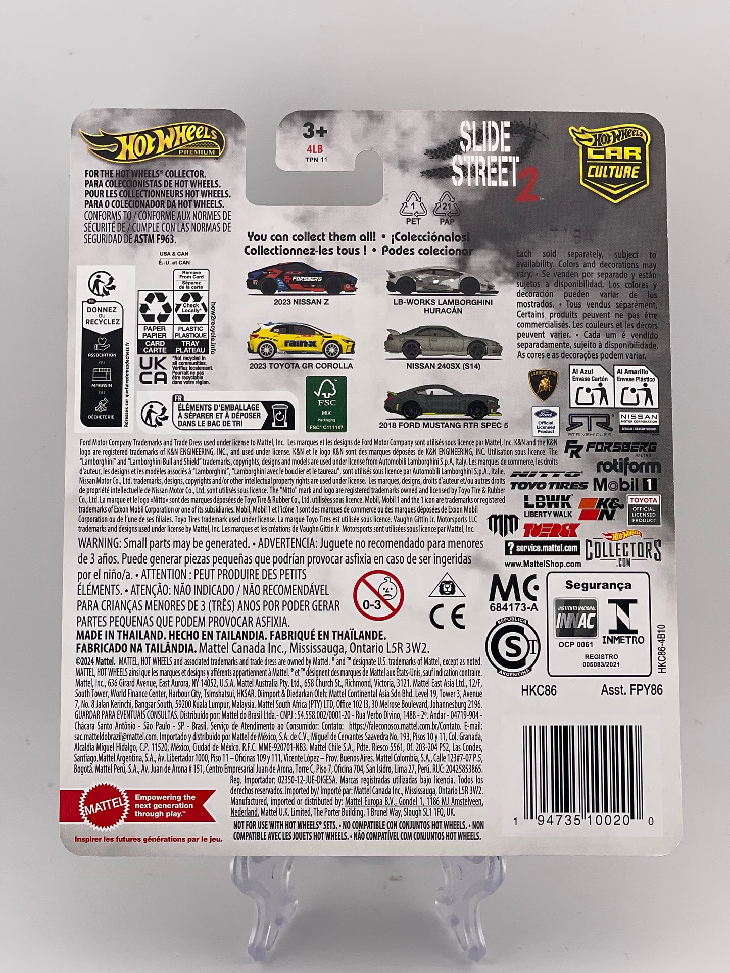 Hot Wheels Premium Car Culture Slide Street 2 1/5 2023 Nissan Z