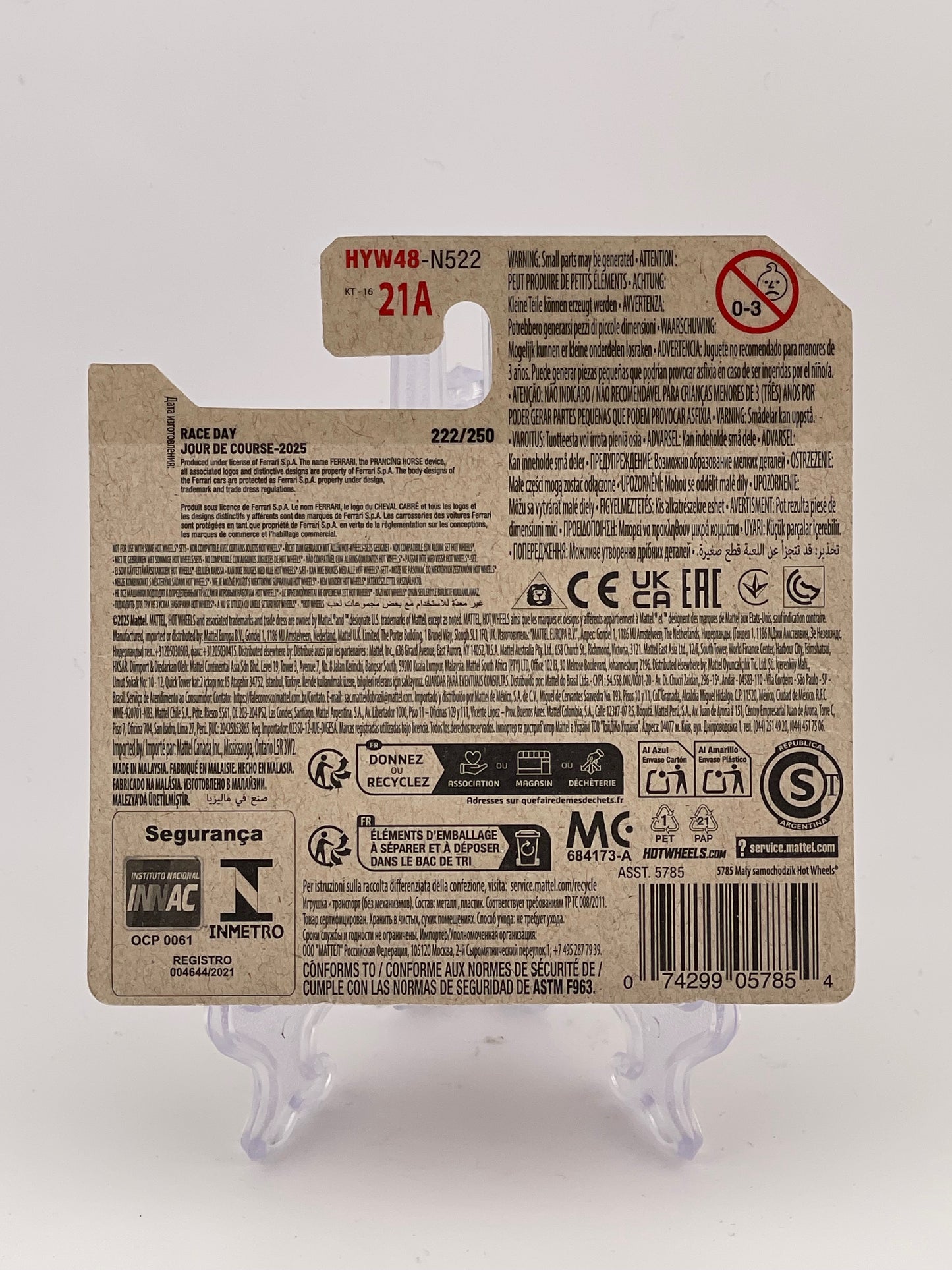 Hot Wheels Mainline Ferrari 365 GTB4 Competizione Race Day 10/10 *Short Card*