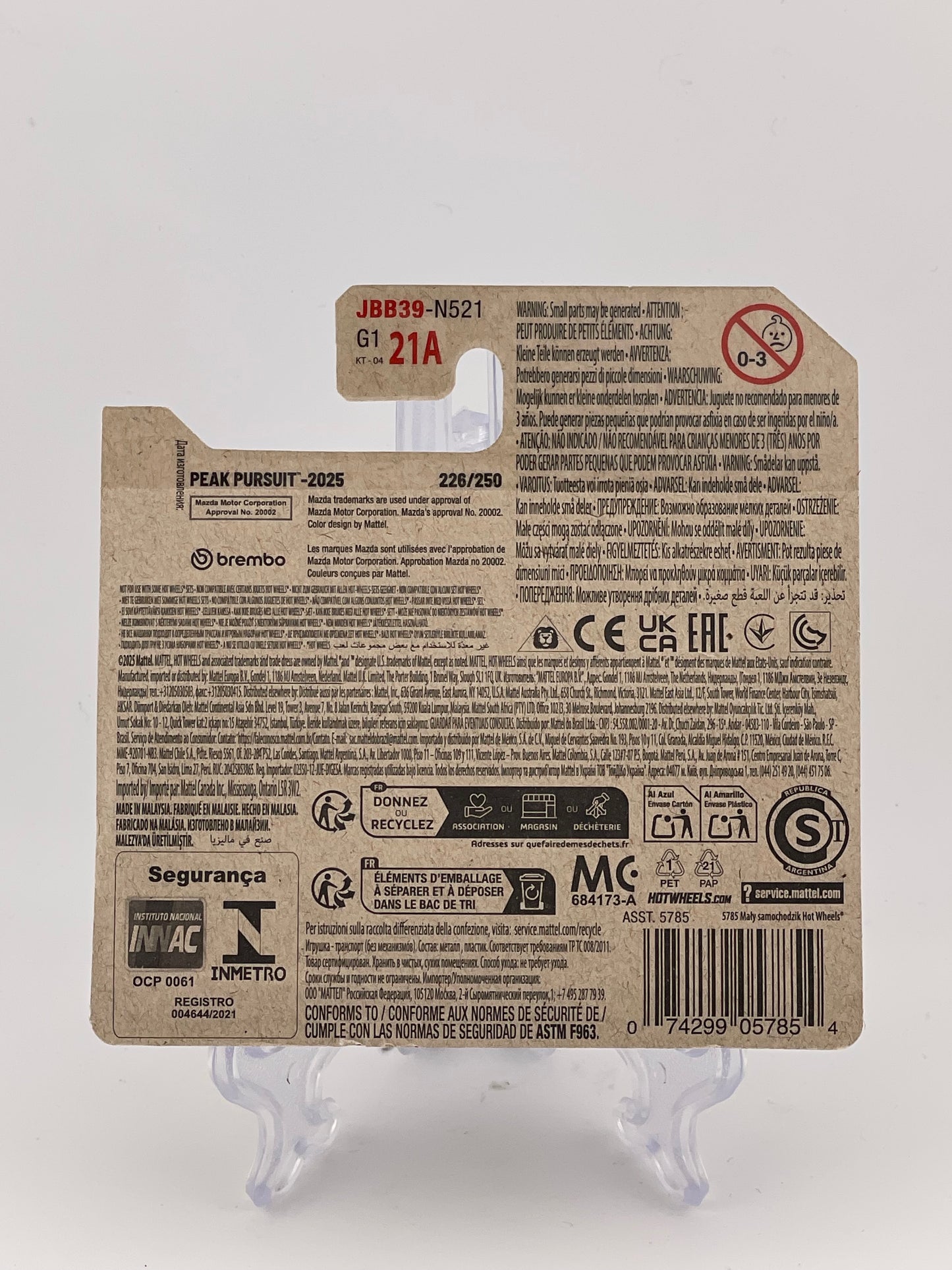 Hot Wheels Mainline Mazda 797B Peak Pursuit 5/10 *Short Card*