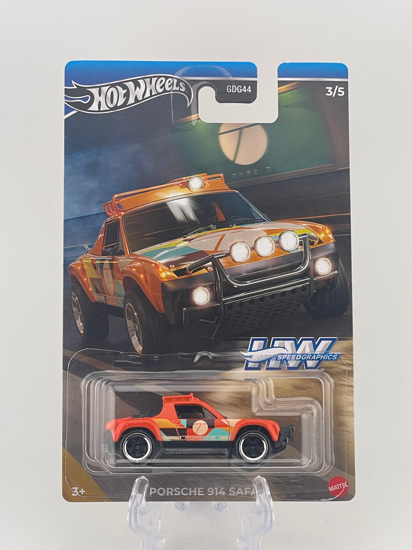 Hot Wheels Themed Assortment HW Speed Graphics 3/5 Porsche 914 Safari