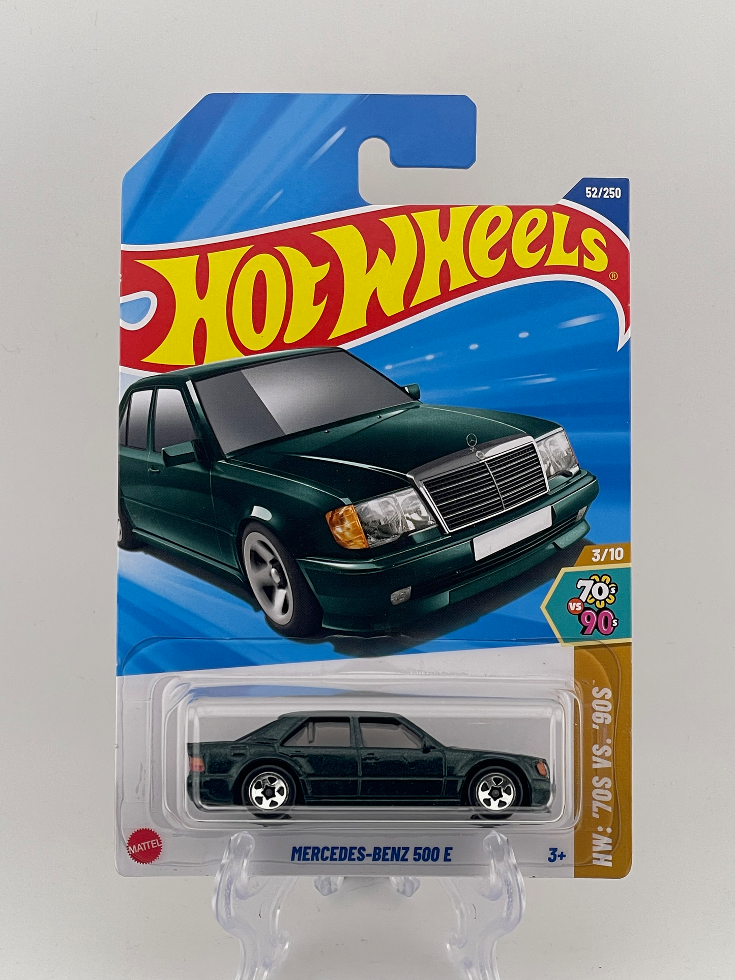 Hot Wheels Mainline Mercedes-Benz 500E HW: '70s VS. '90s 3/10