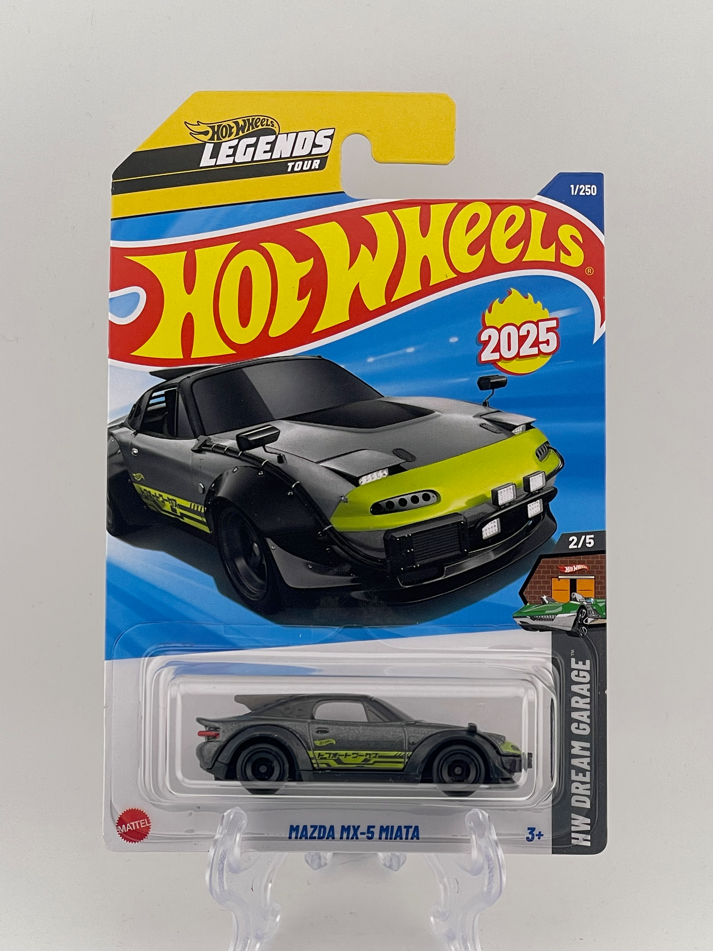 Hot Wheels Mainline Mazda MX-5 Miata HW Dream Garage 2/5 (Legends Tour)