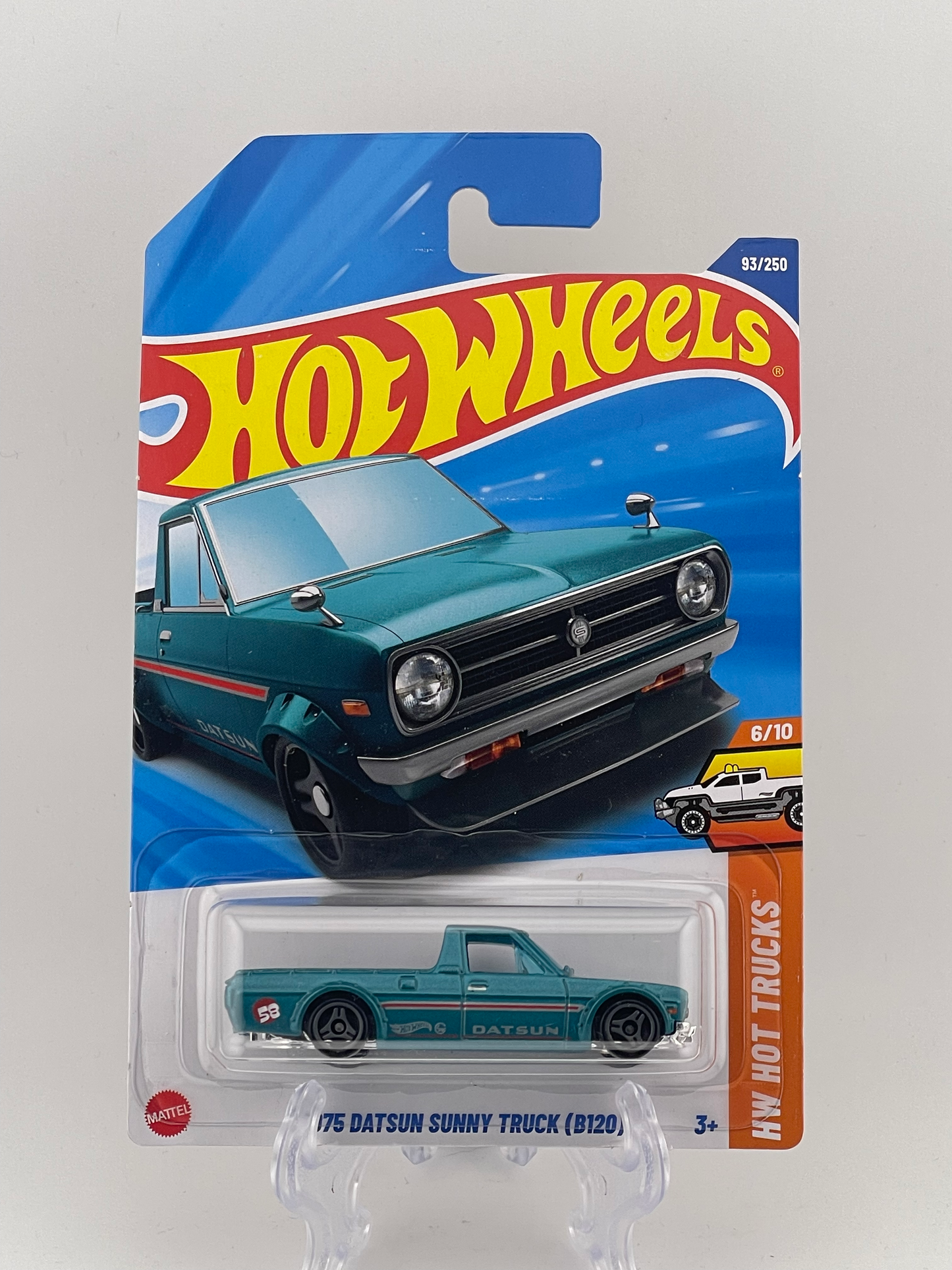 Hot Wheels Mainline 1975 Datsun Sunny Truck (B120) HW Hot Trucks 6/10