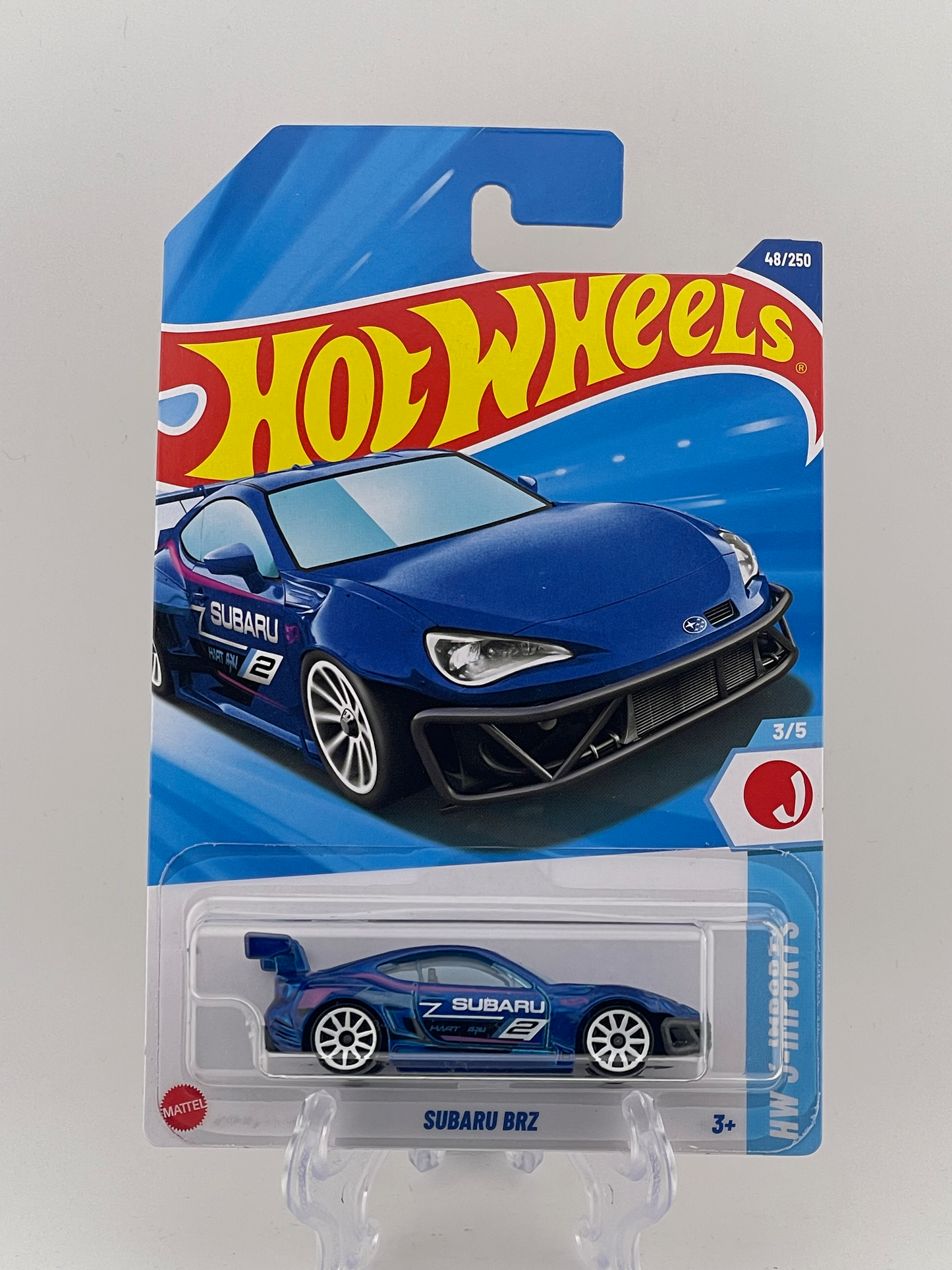 Hot Wheels Mainline Subaru BRZ HW J-Imports 3/5