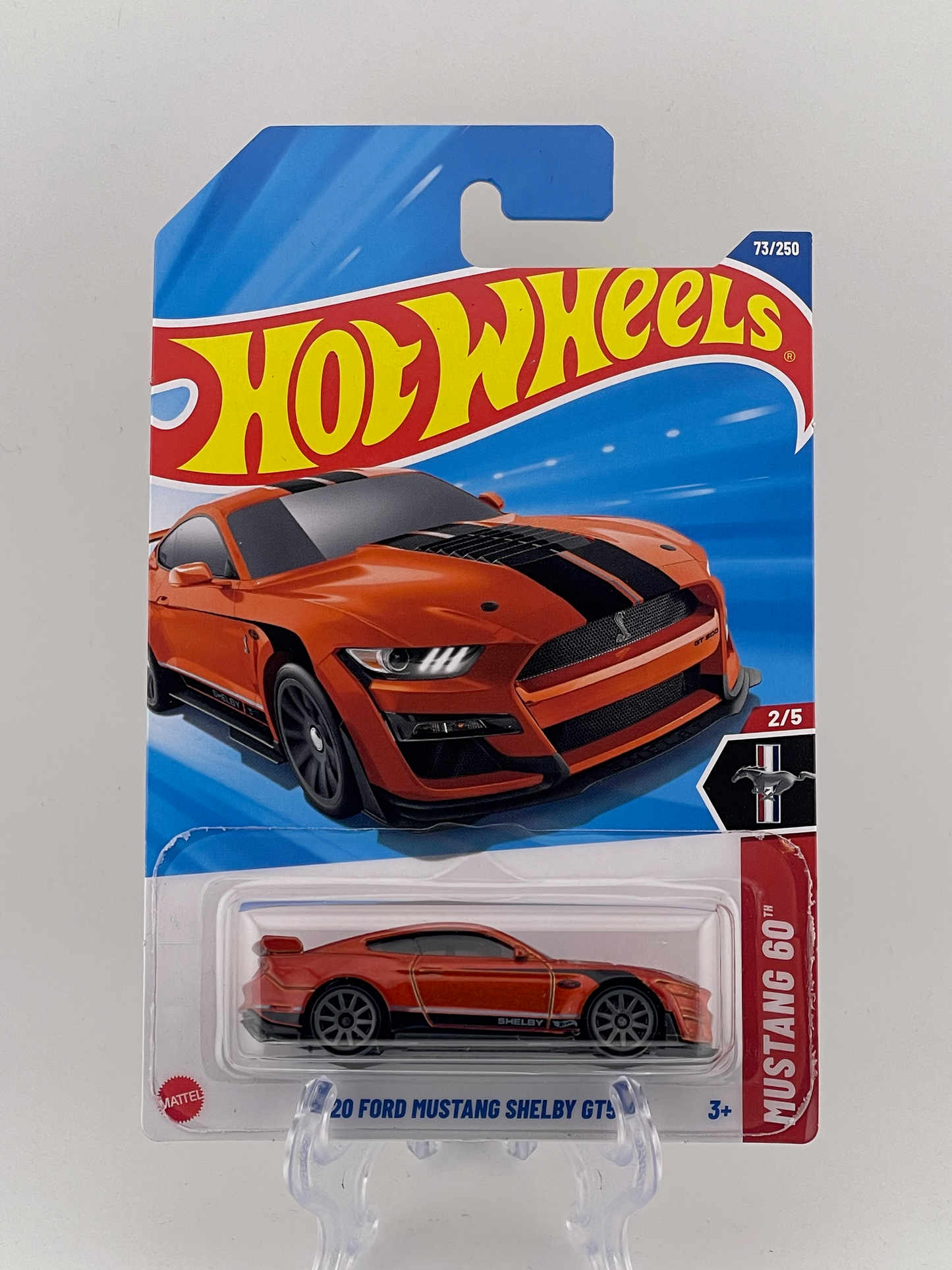 Hot Wheels Mainline 2020 Ford Mustang Shelby GT500 Mustang 60 2/5
