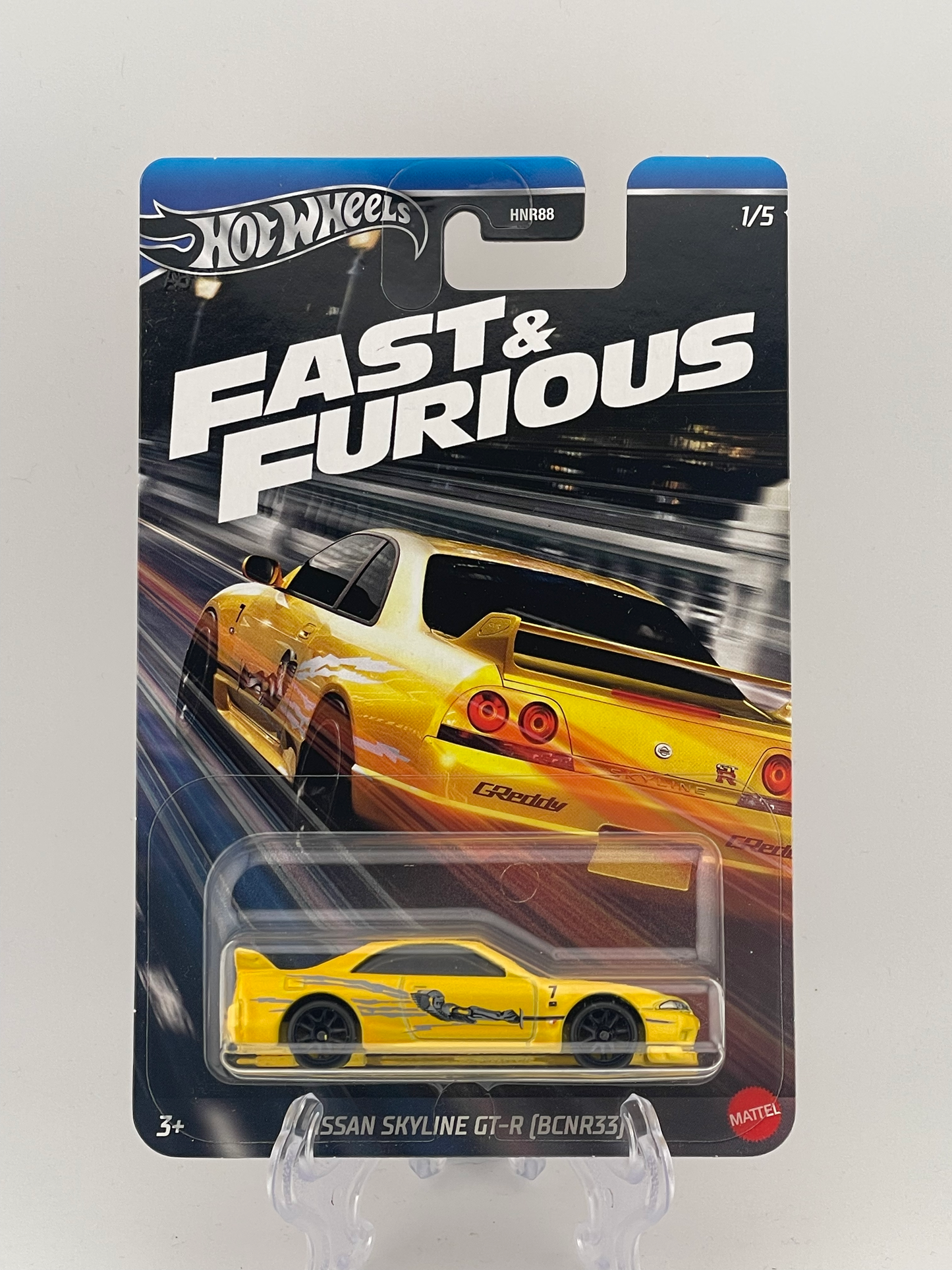Hot Wheels Themed Assortment Fast & Furious 1/5 Nissan Skyline GT-R (BCNR33)