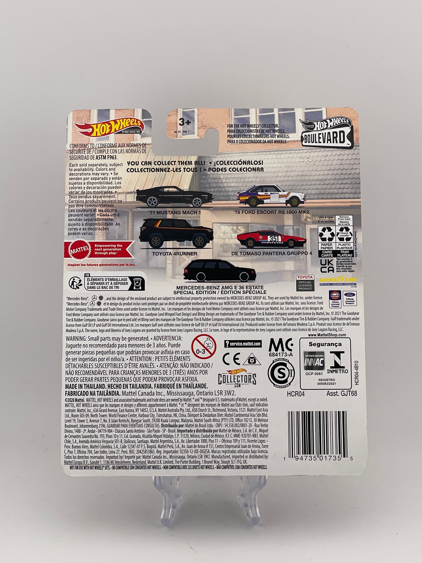 Hot Wheels Premium Boulevard #59 De Tomaso Pantera Gruppo 4