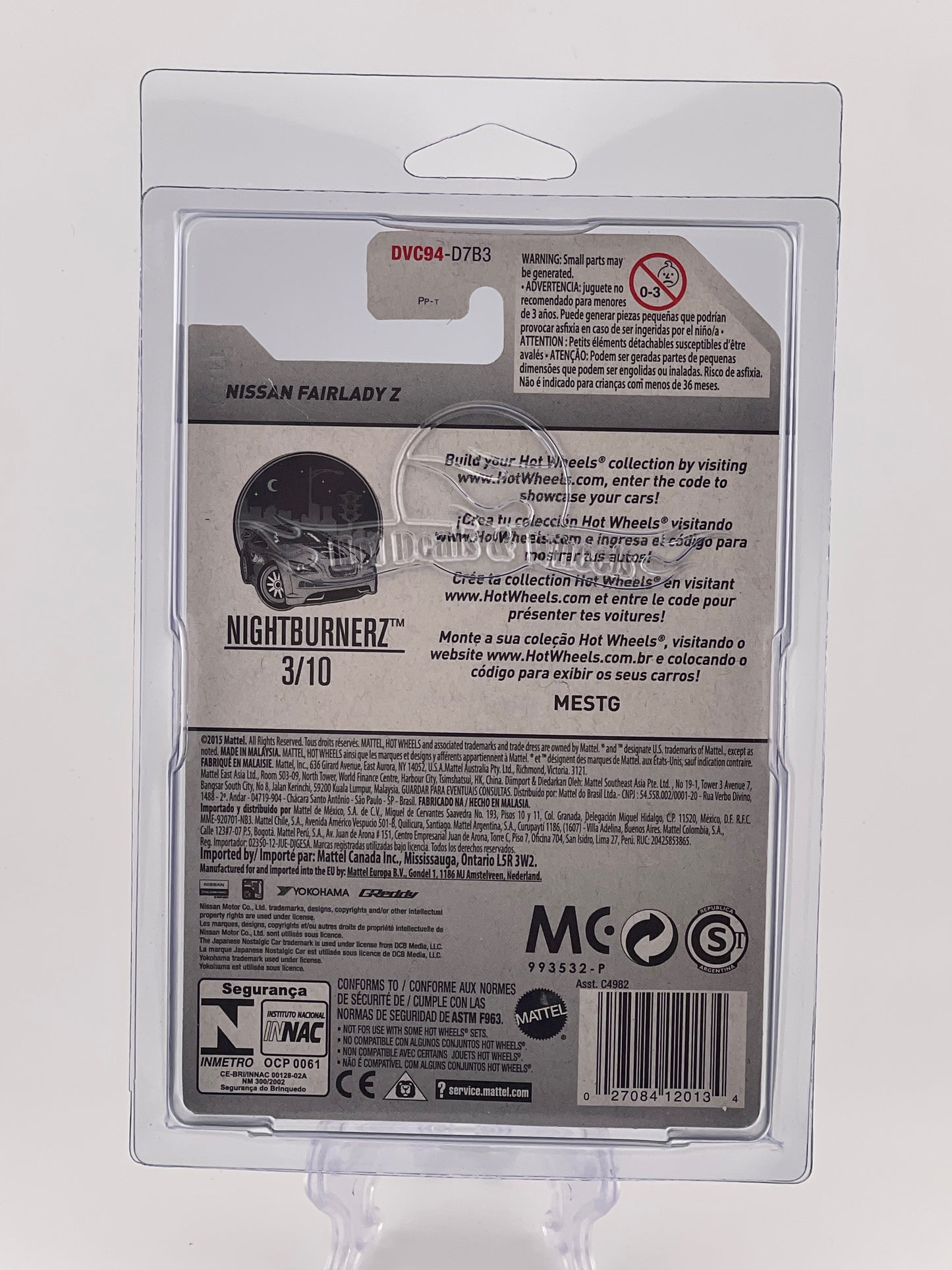 Hot Wheels Mainline Super Treasure Hunt *STH* Nissan Fairlady Z Nightburnerz 3/10