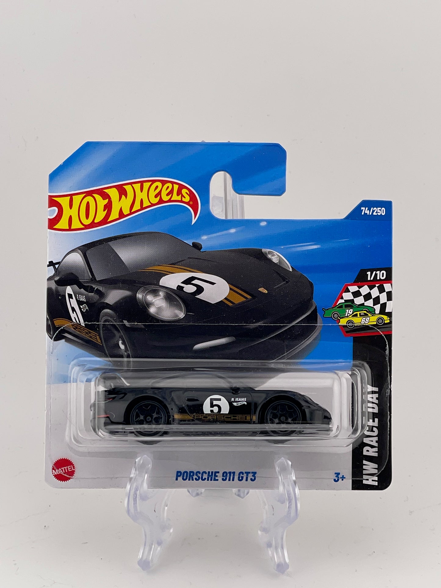 Hot Wheels Mainline Porsche 911 GT3 HW Race Day 1/10 *Short Card*