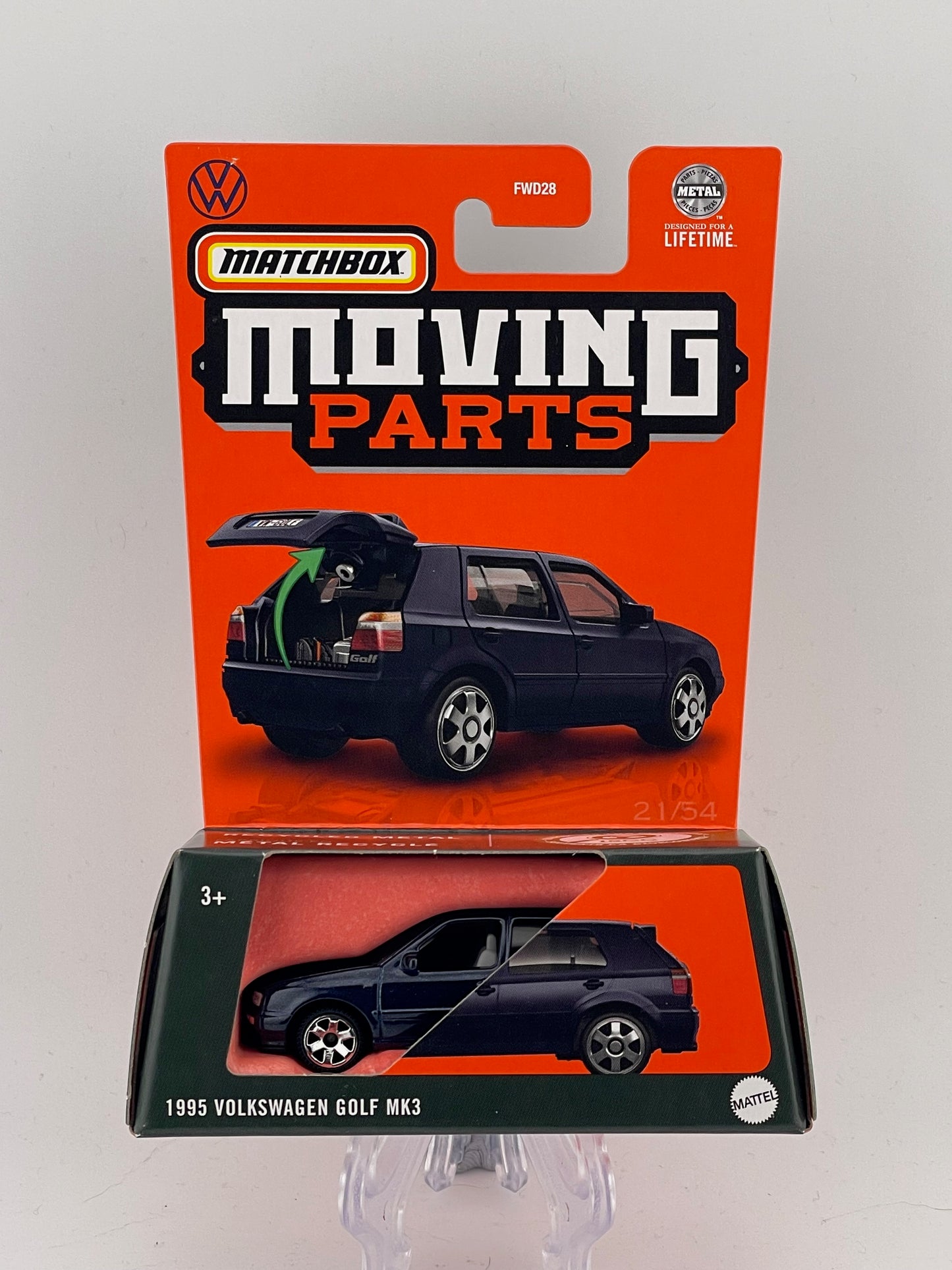 Matchbox Moving Parts 1995 Volkswagen Golf MK3 21/54